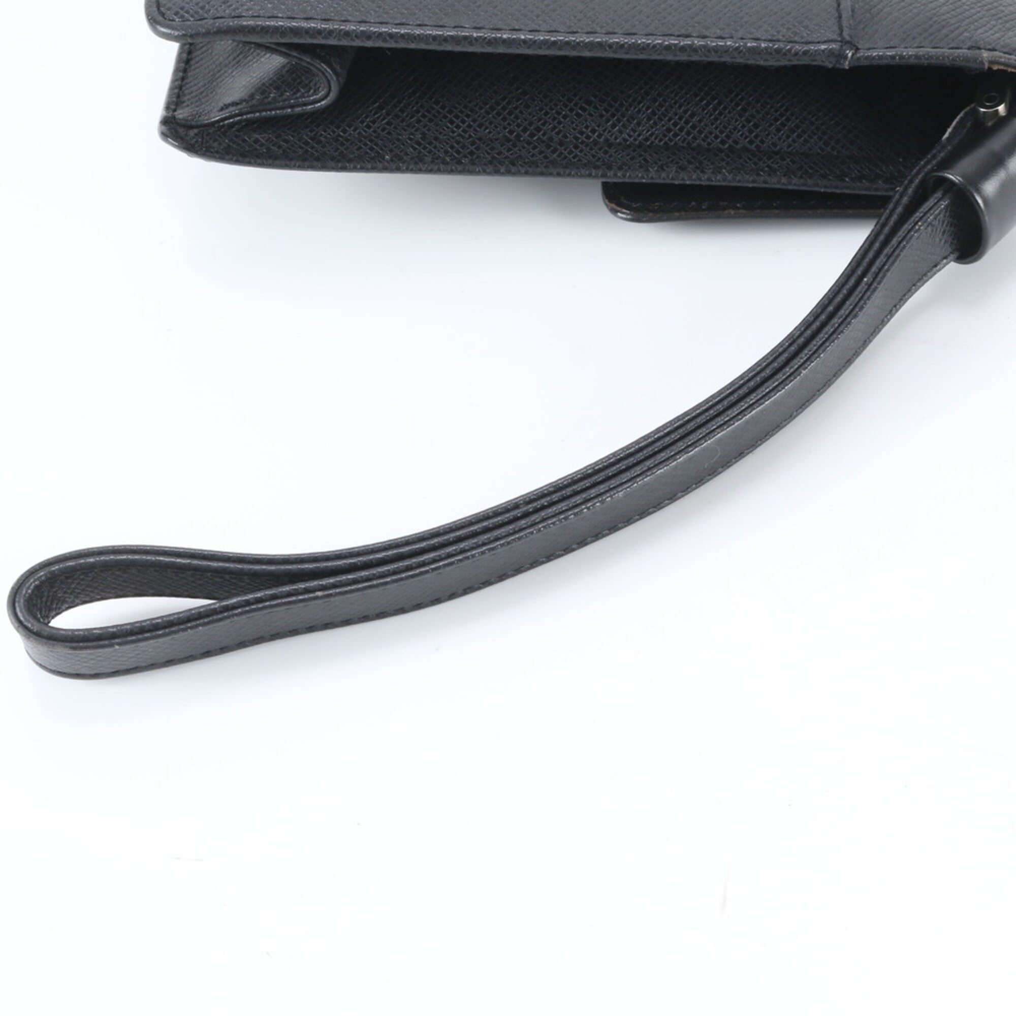 Louis Vuitton Ardoise Taiga Leather Handbag Pouch (Pre-Owned)