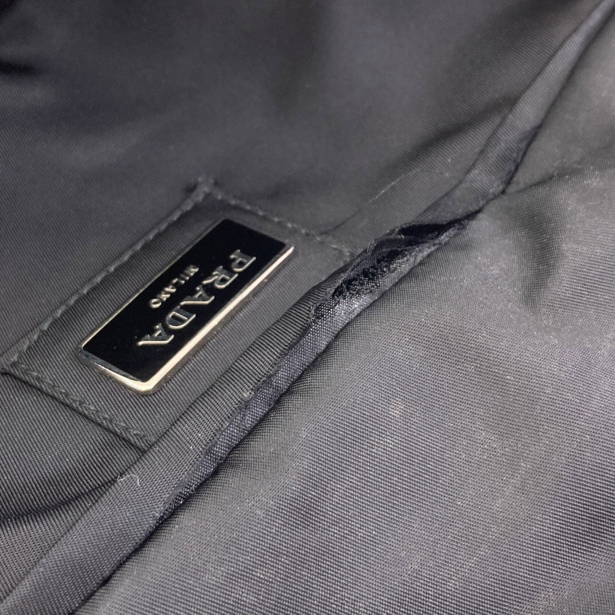 Prada Black Nylon Sling Bag (Pre-Owned)