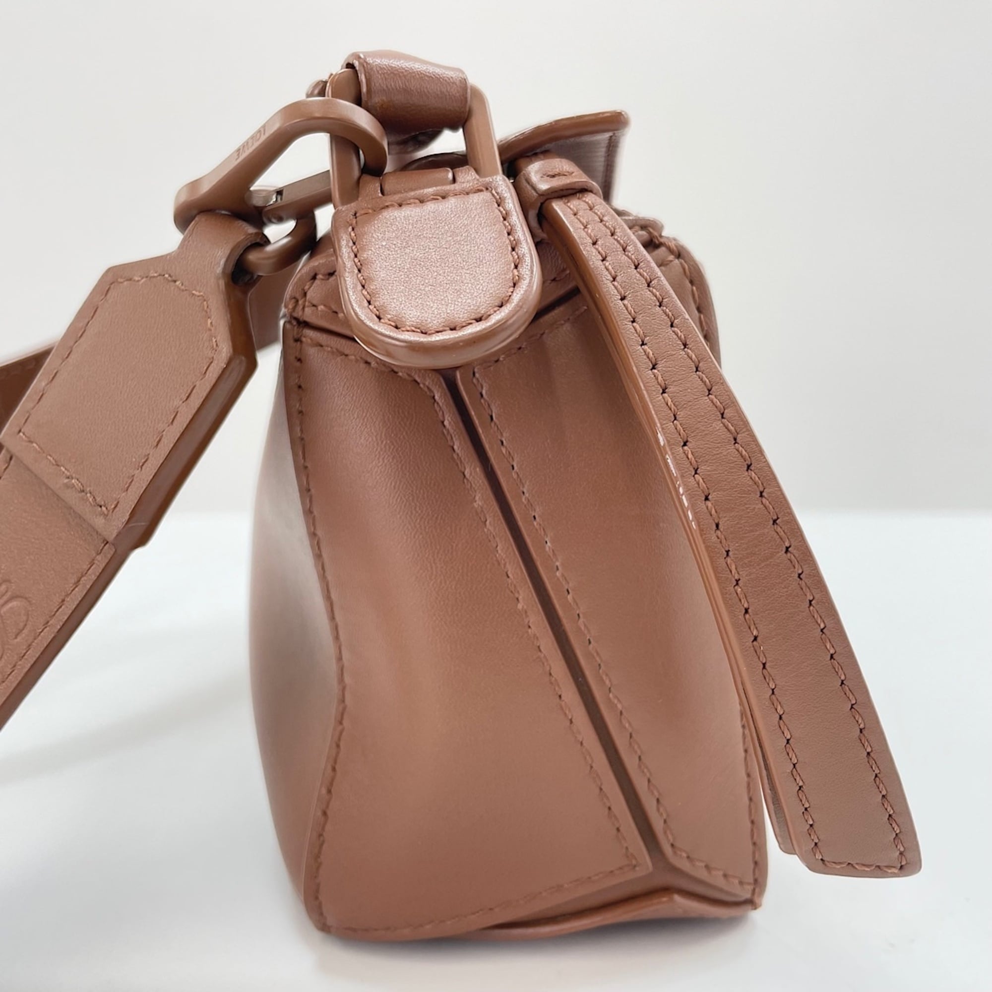 Loewe Puzzle Brown Handbag Shoulder Bag (Pre-Owned)