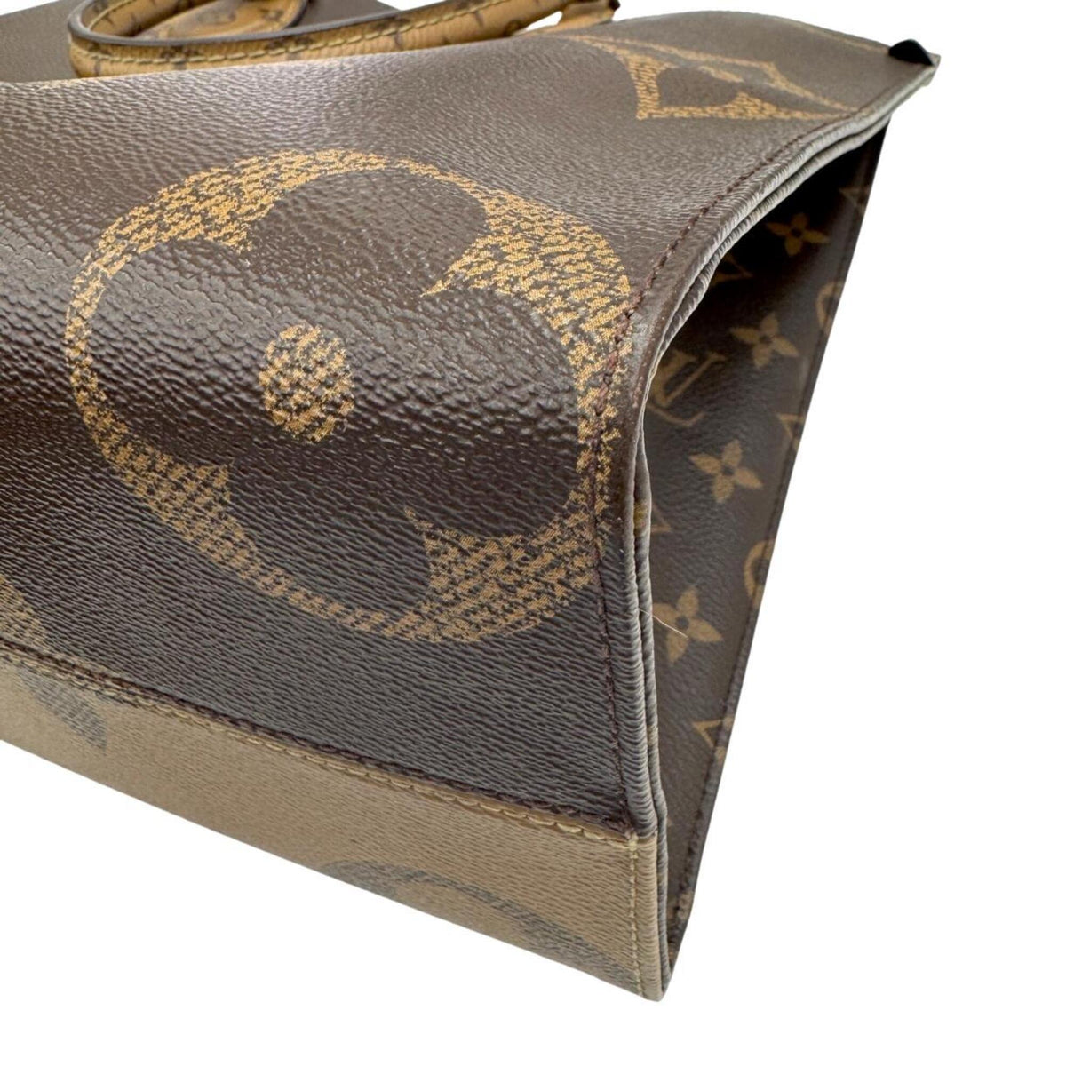 Louis Vuitton Brown Monogram Handbag Tote Bag (Pre-Owned)