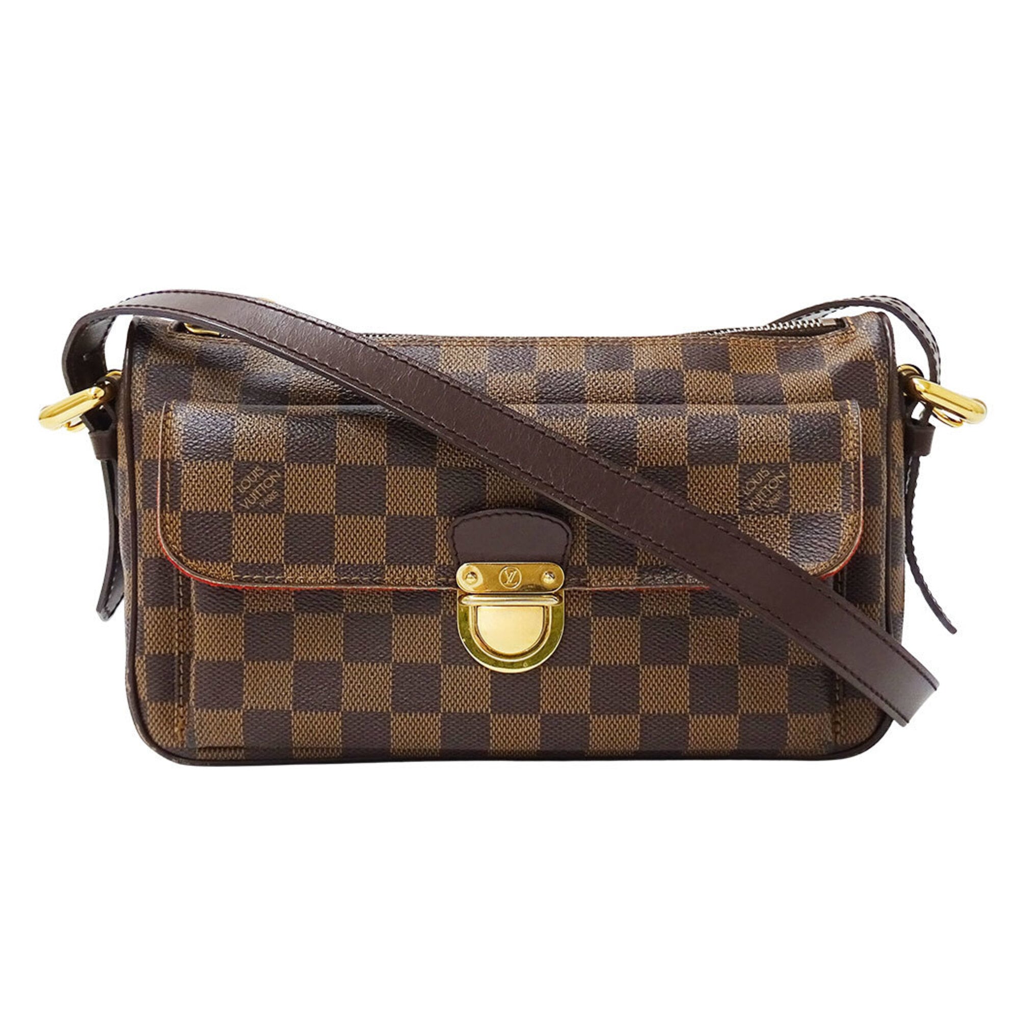 Louis Vuitton Brown Damier Canvas Handbag Shoulder Bag (Pre-Owned)