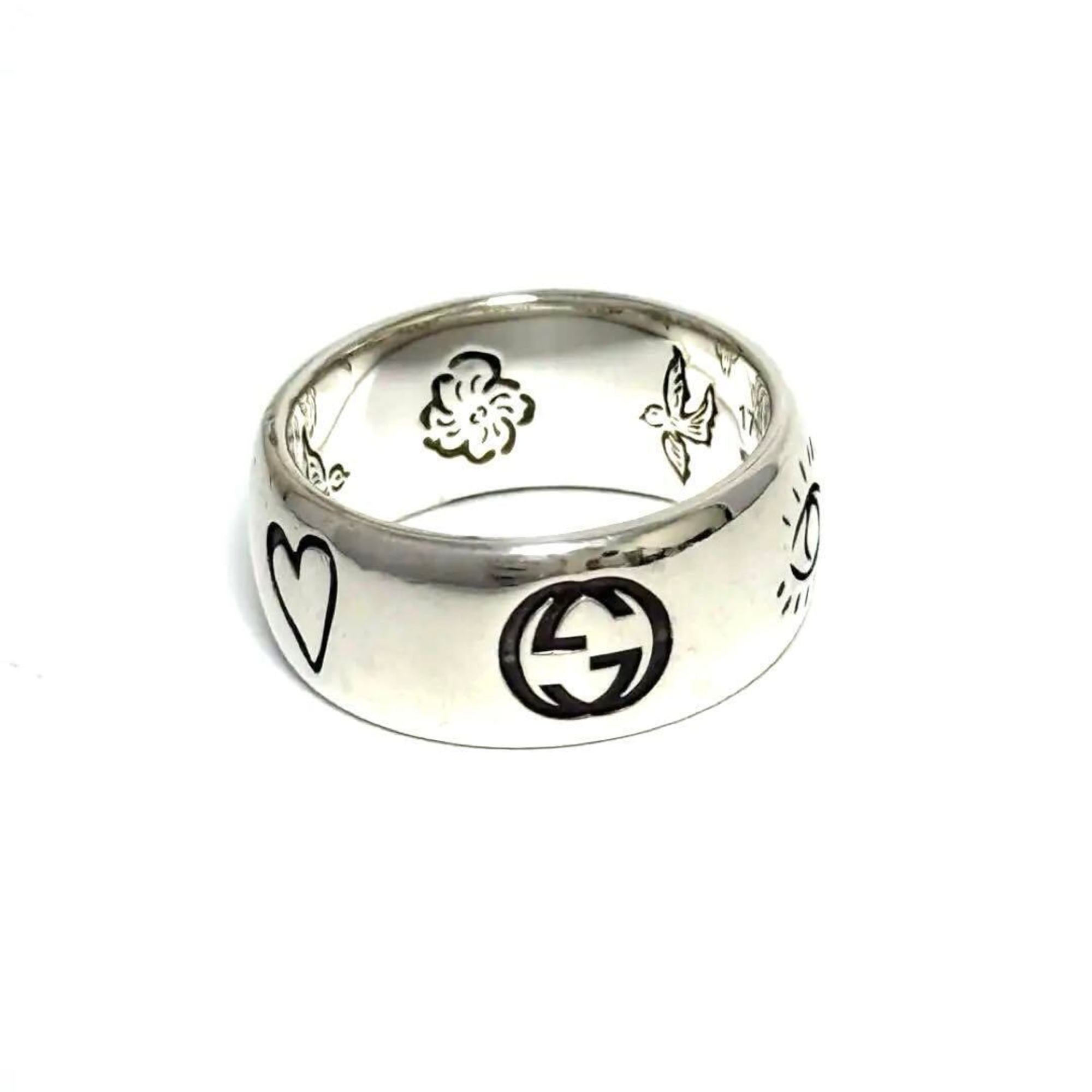 Gucci Silver 925 Band Ring (Pre-Owned)