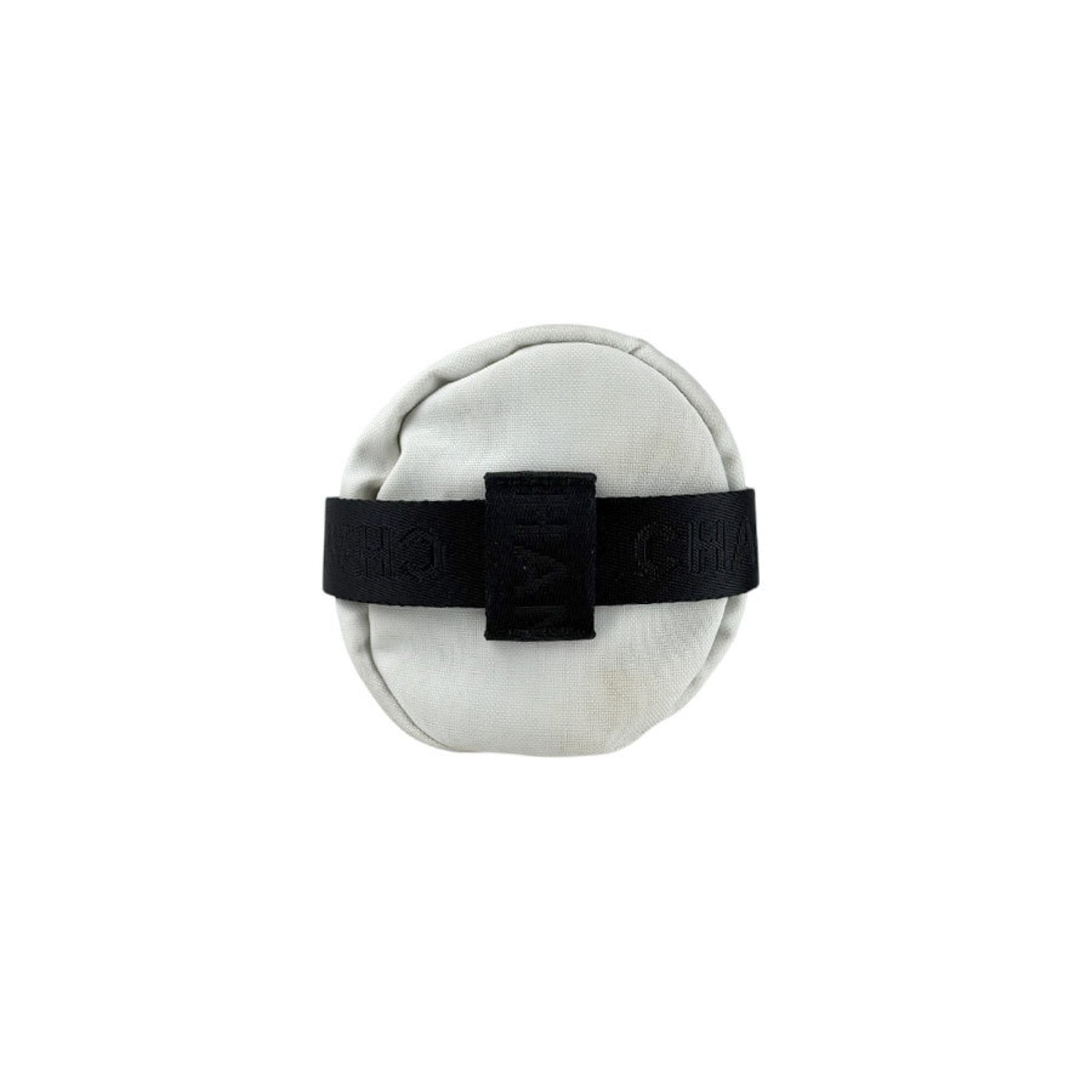 Chanel Black White Nylon Pouch (Pre-Owned)