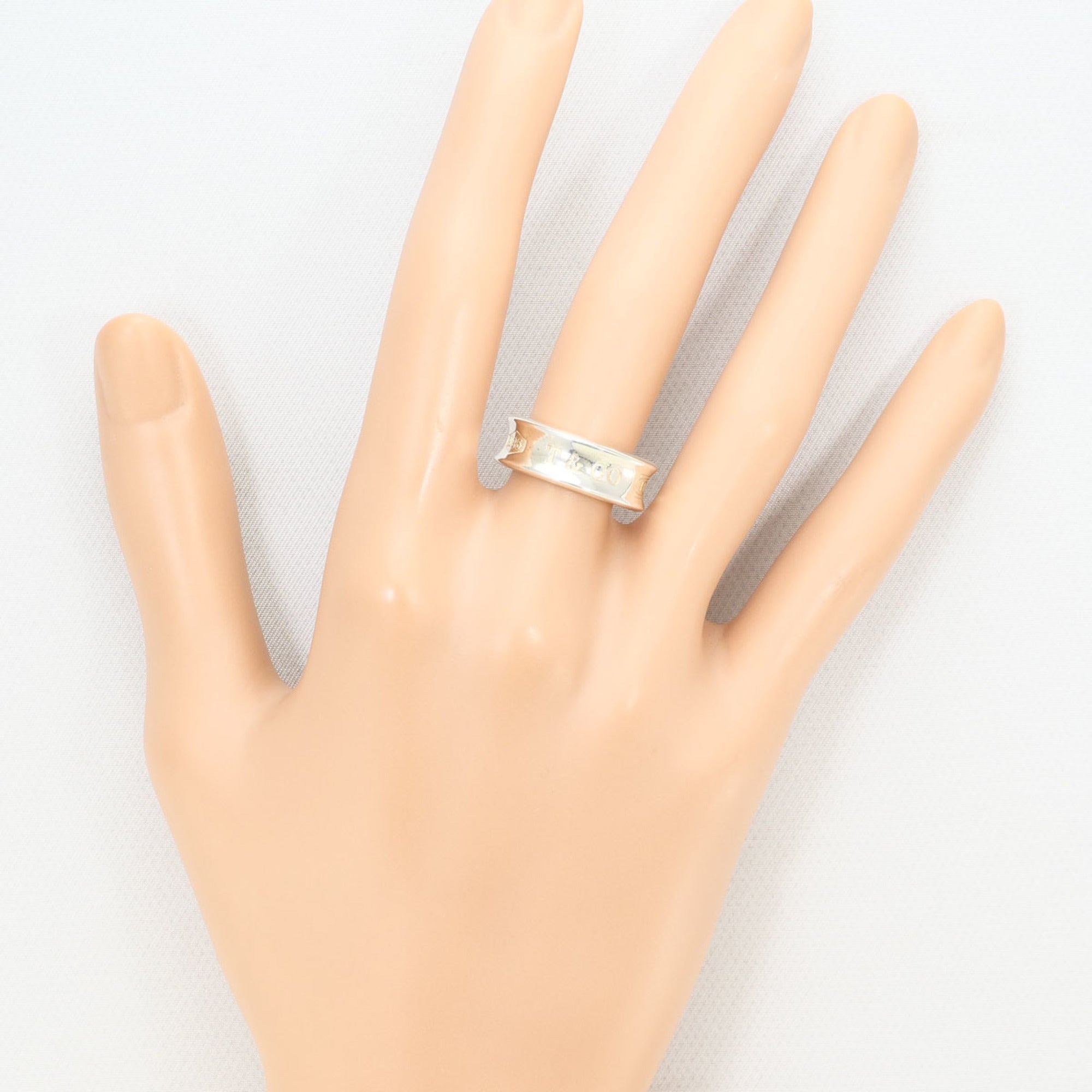 Tiffany 1837 Silver 925 Band Ring (Pre-Owned)