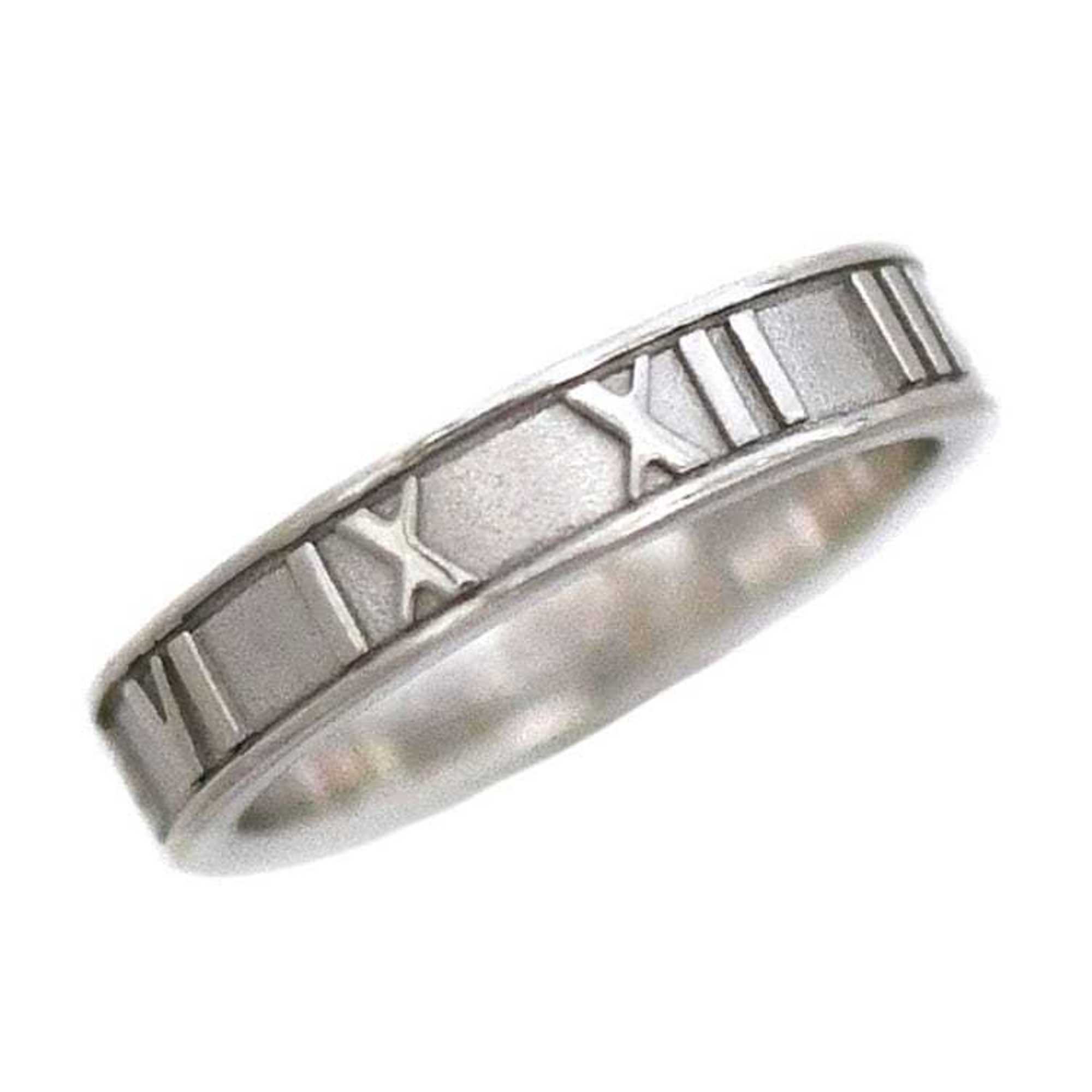 Tiffany Atlas Silver 925 Band Ring (Pre-Owned)