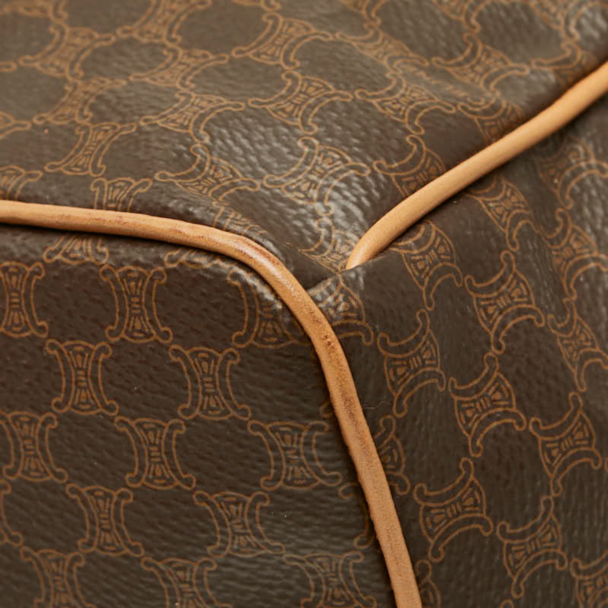 Celine Brown Pvc Leather Backpack (Pre-Owned)