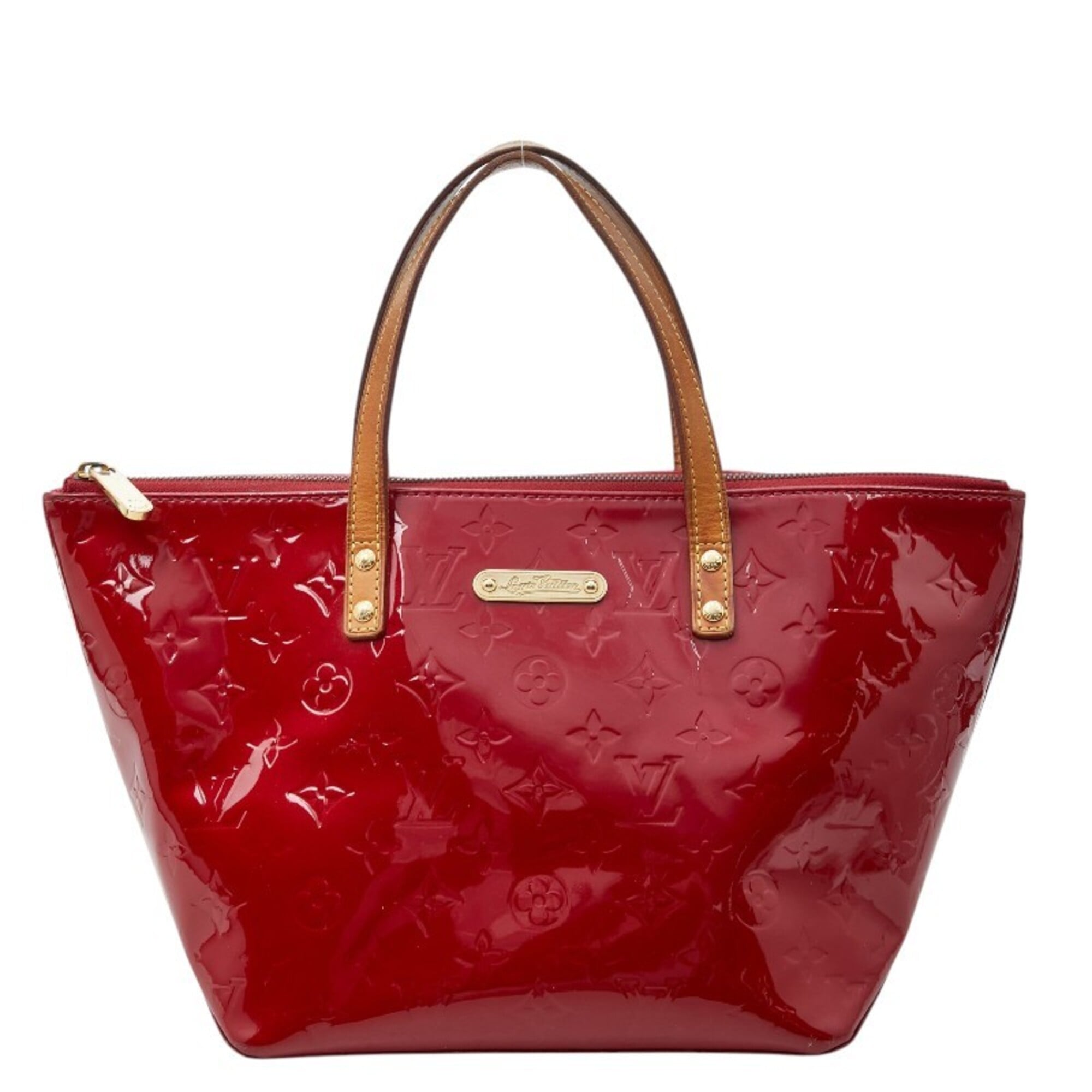 Louis Vuitton Pomme D'amour Red Color Patent Leather Handbag (Pre-Owned)