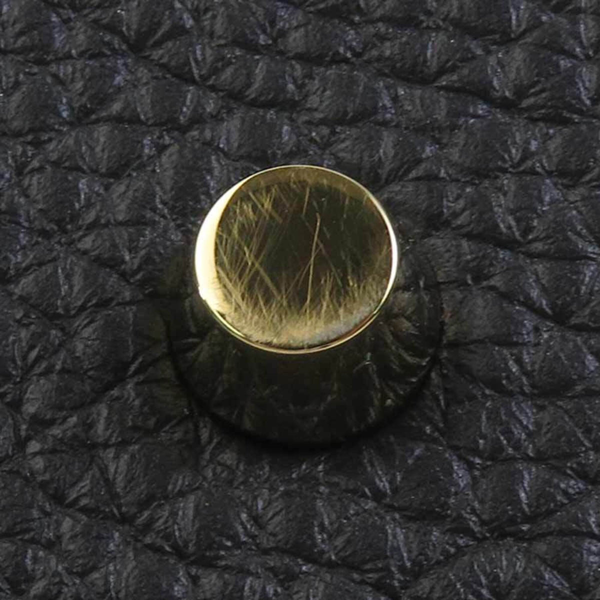 Hermes Black Taurillon Clemence Leather Handbag (Pre-Owned)