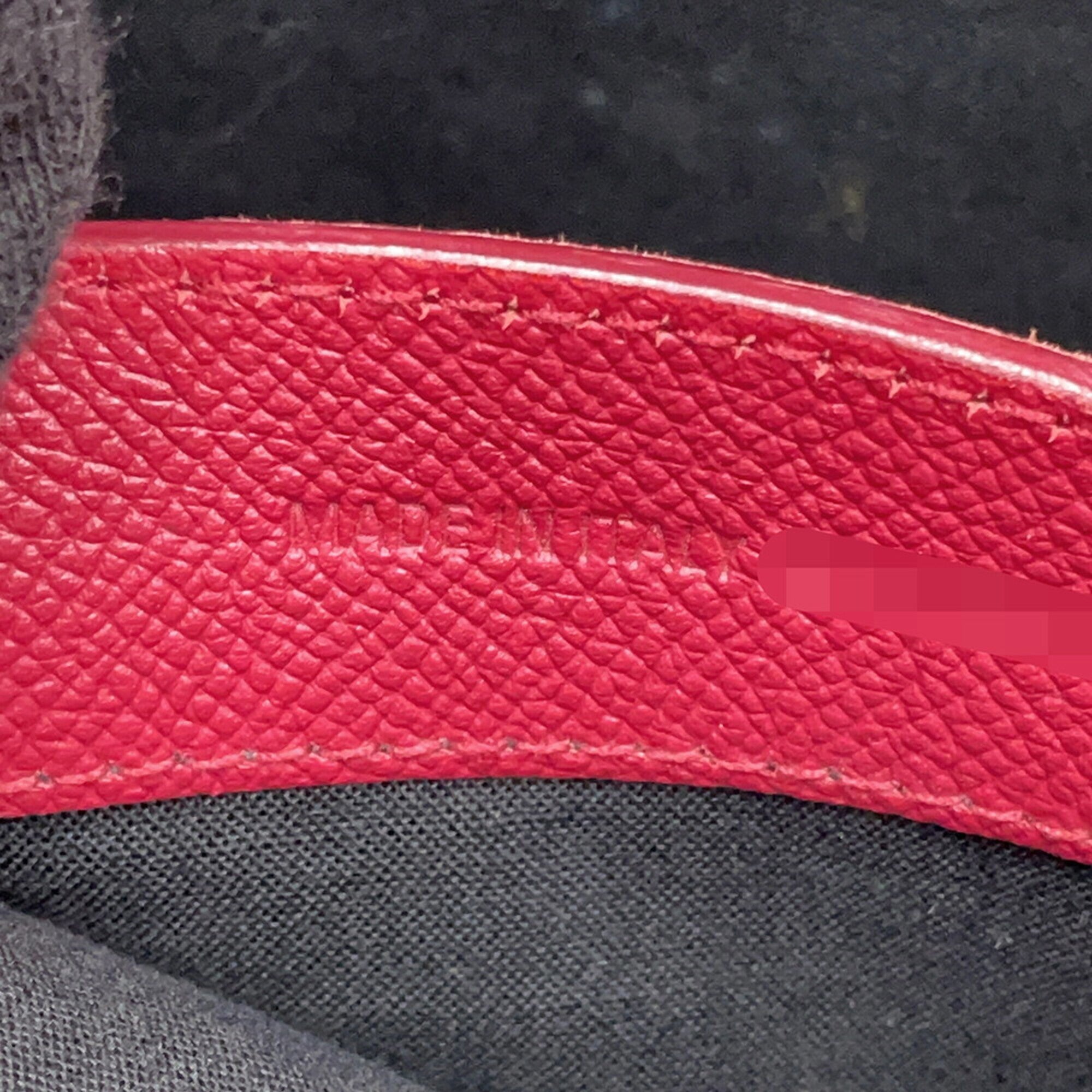 Balenciaga Red Color Leather Handbag Shoulder Bag (Pre-Owned)