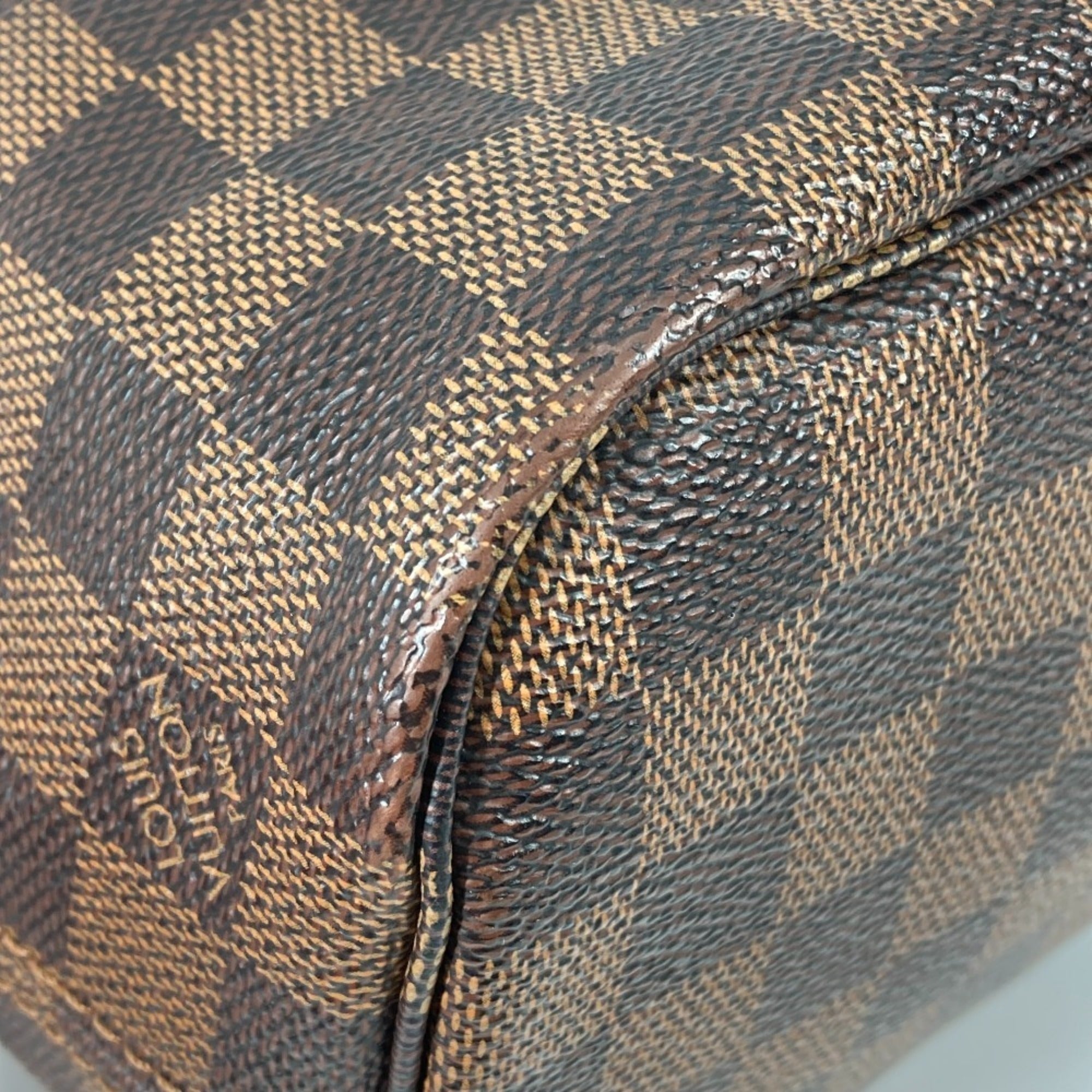 Louis Vuitton Brown Damier Canvas Ebene Damier Canvas Pouch Shoulder Bag Tote Bag (Pre-Owned)