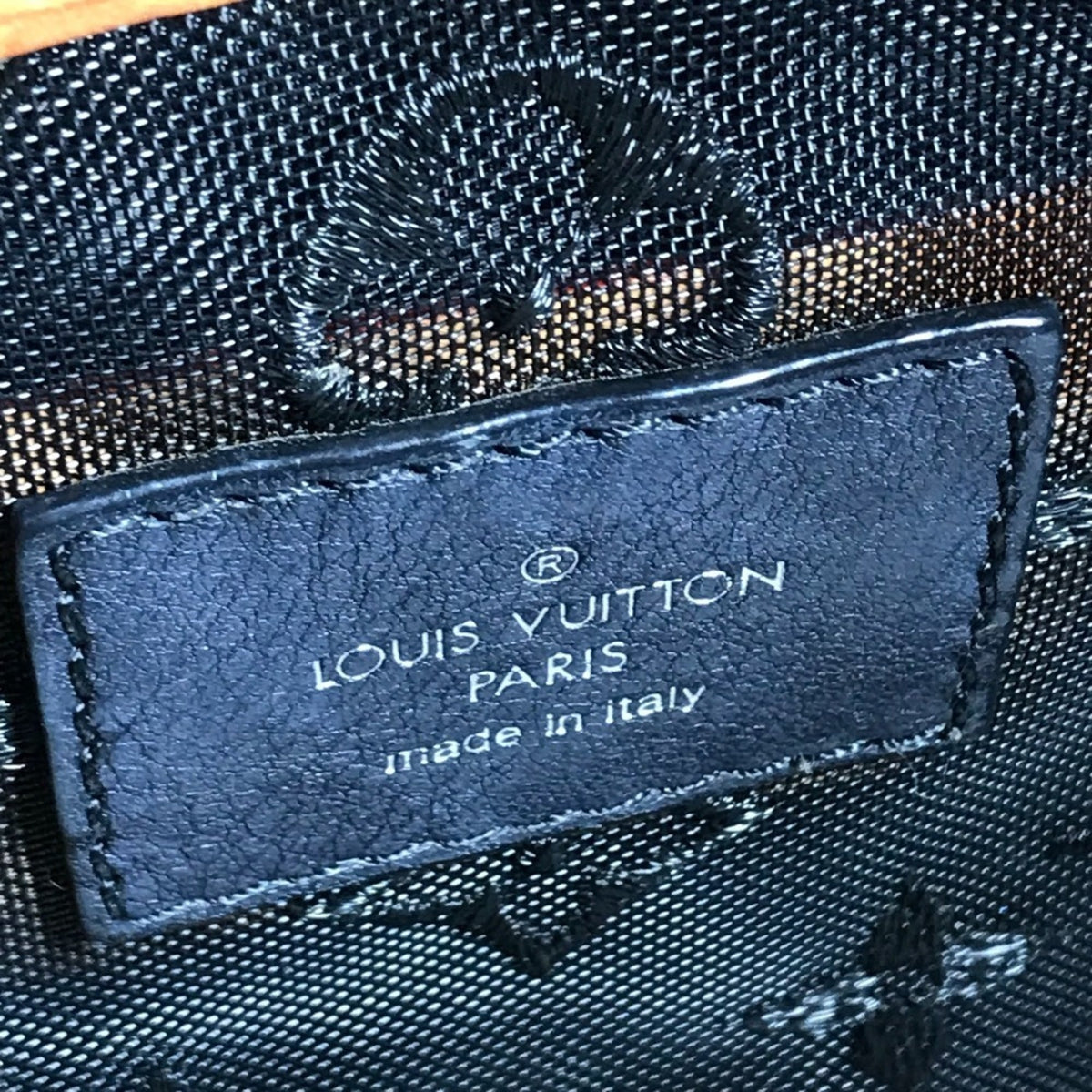 Louis Vuitton Black Monogram Handbag Tote Bag (Pre-Owned)