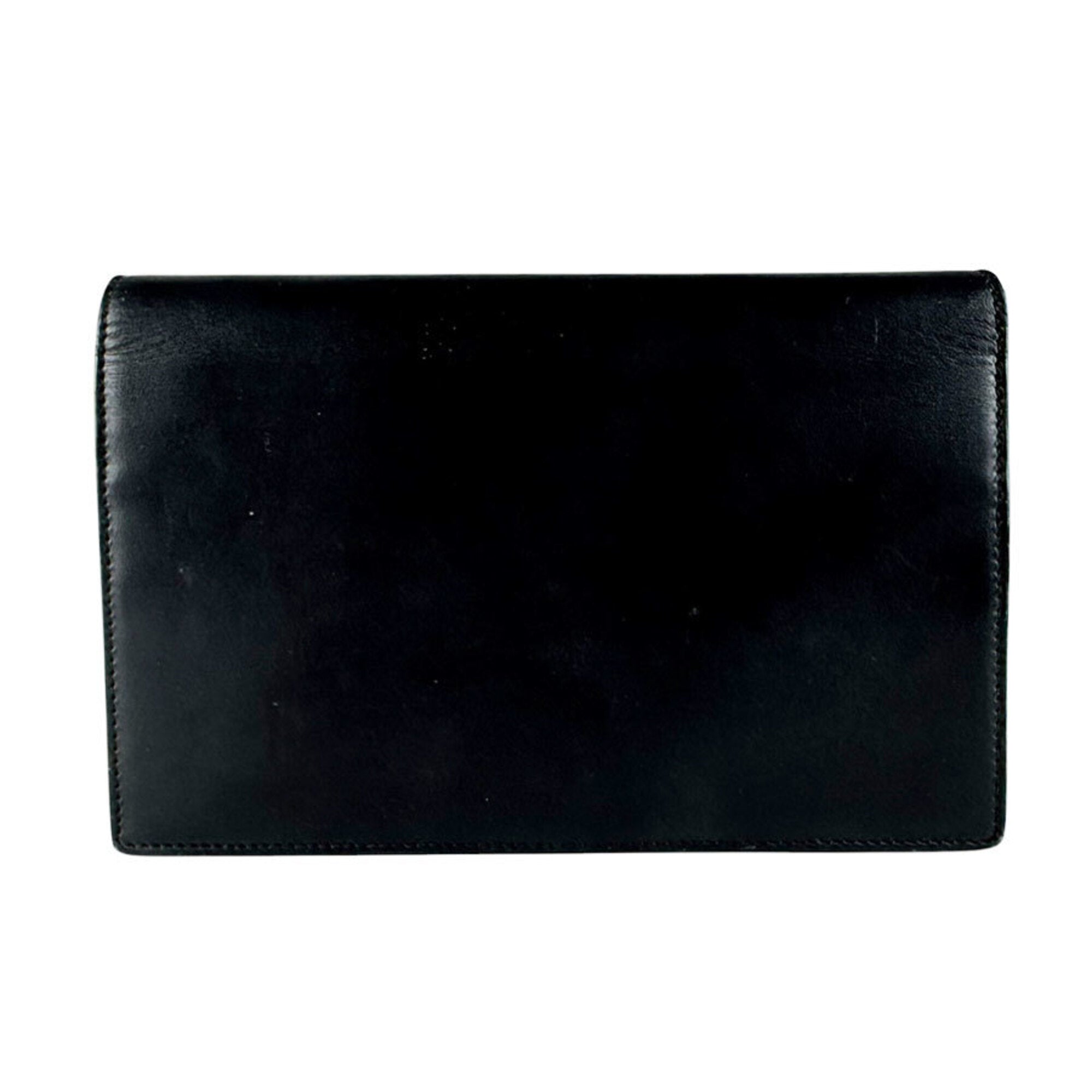 Saint Laurent Black Leather Shoulder Bag (Pre-Owned)