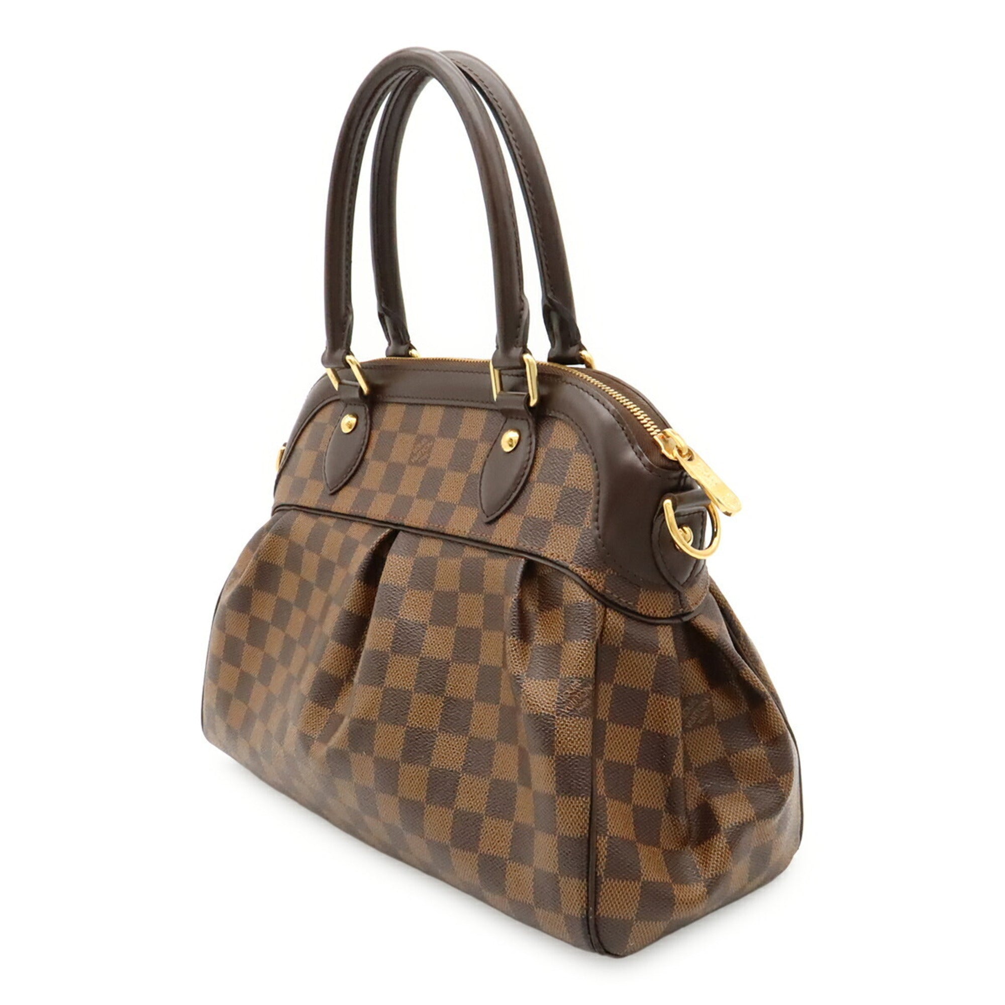 Louis Vuitton Brown Damier Canvas Pvc Handbag (Pre-Owned)