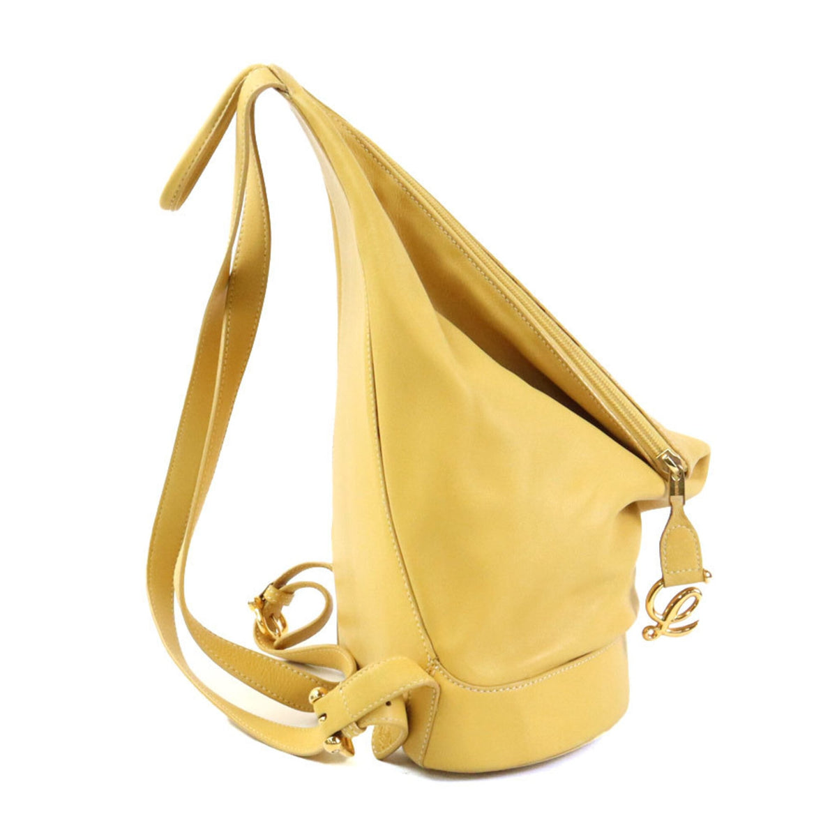 Loewe Yellow Leather Backpack (Pre-Owned)