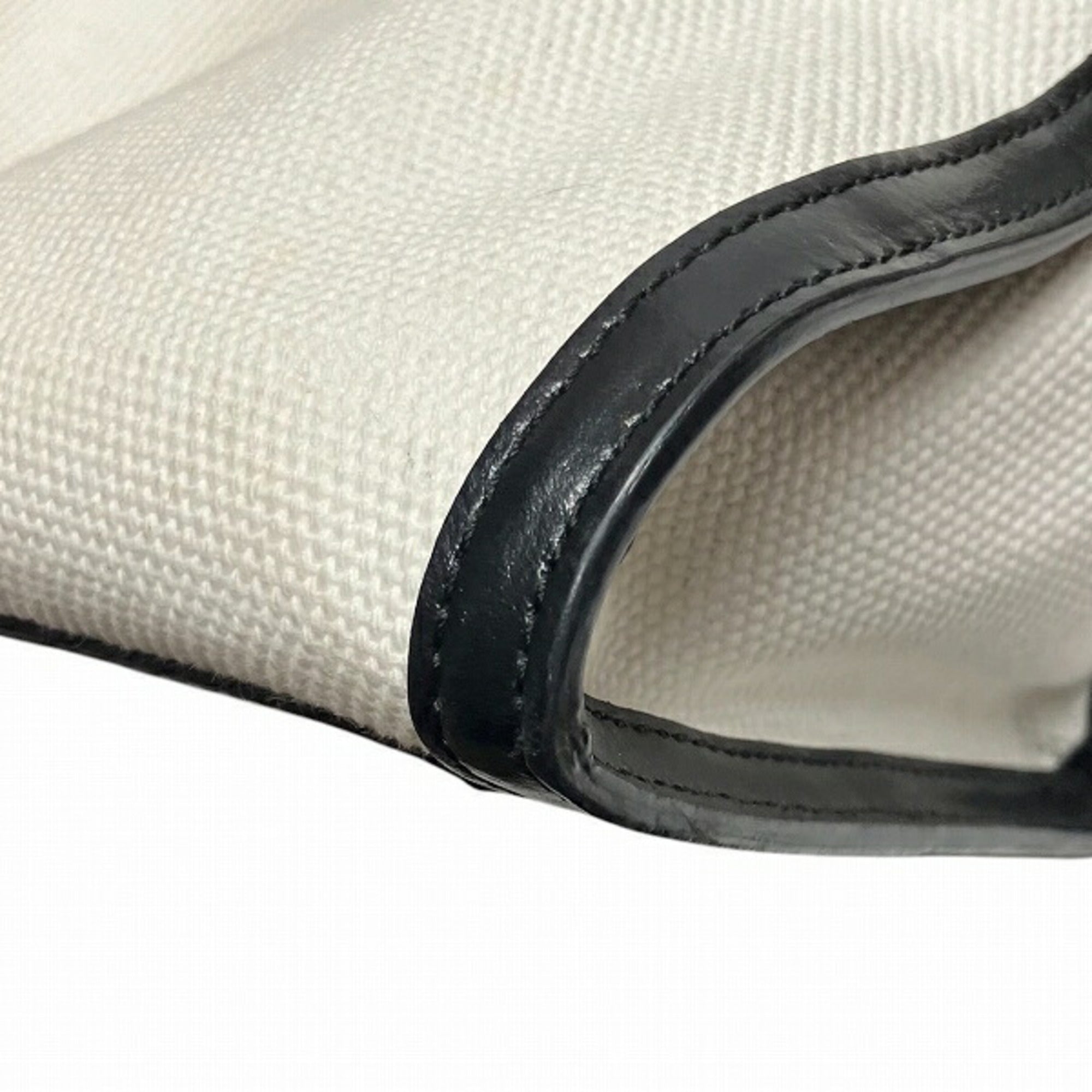 Marni Black White Canvas Handbag Tote Bag (Pre-Owned)