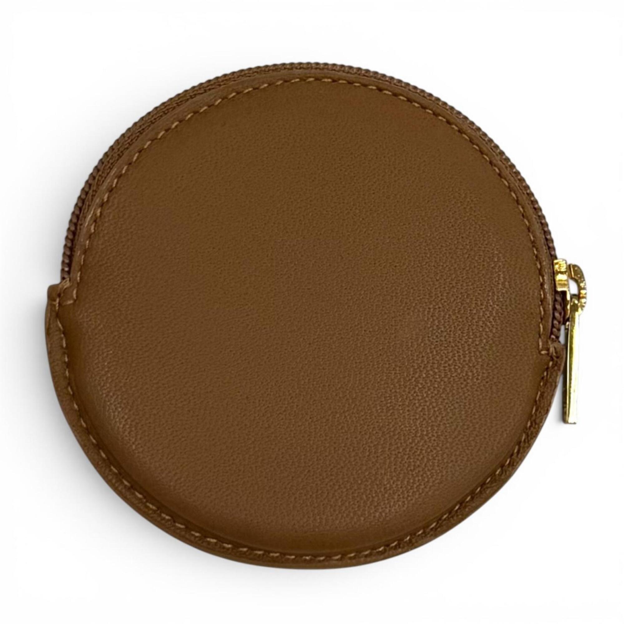 Loewe Brown Leather Coin Purse/Coin Case (Pre-Owned)
