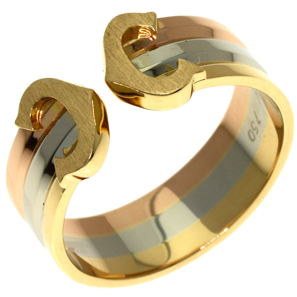 Cartier Yellow Gold (18K) Pink Gold (18K) White Gold (18K) Band Ring (Pre-Owned)