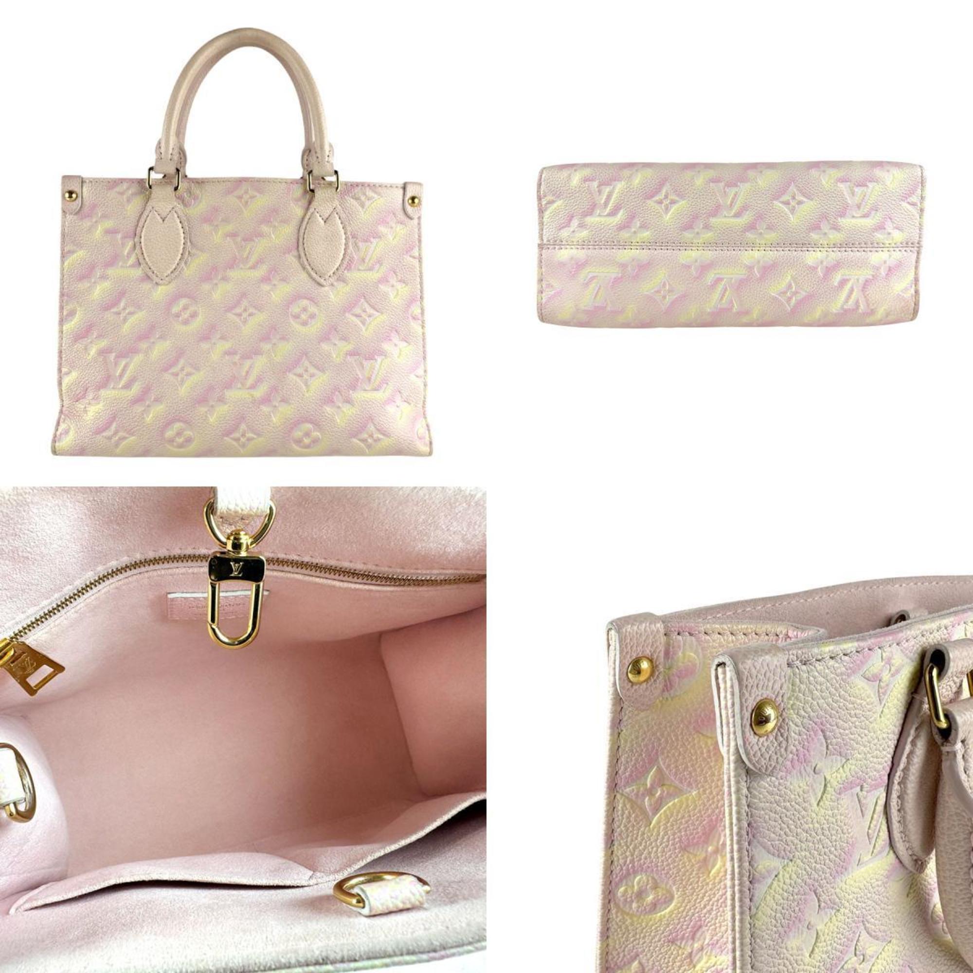 Louis Vuitton Monogram Empreinte Pink Yellow Monogram Empreinte Handbag Shoulder Bag (Pre-Owned)