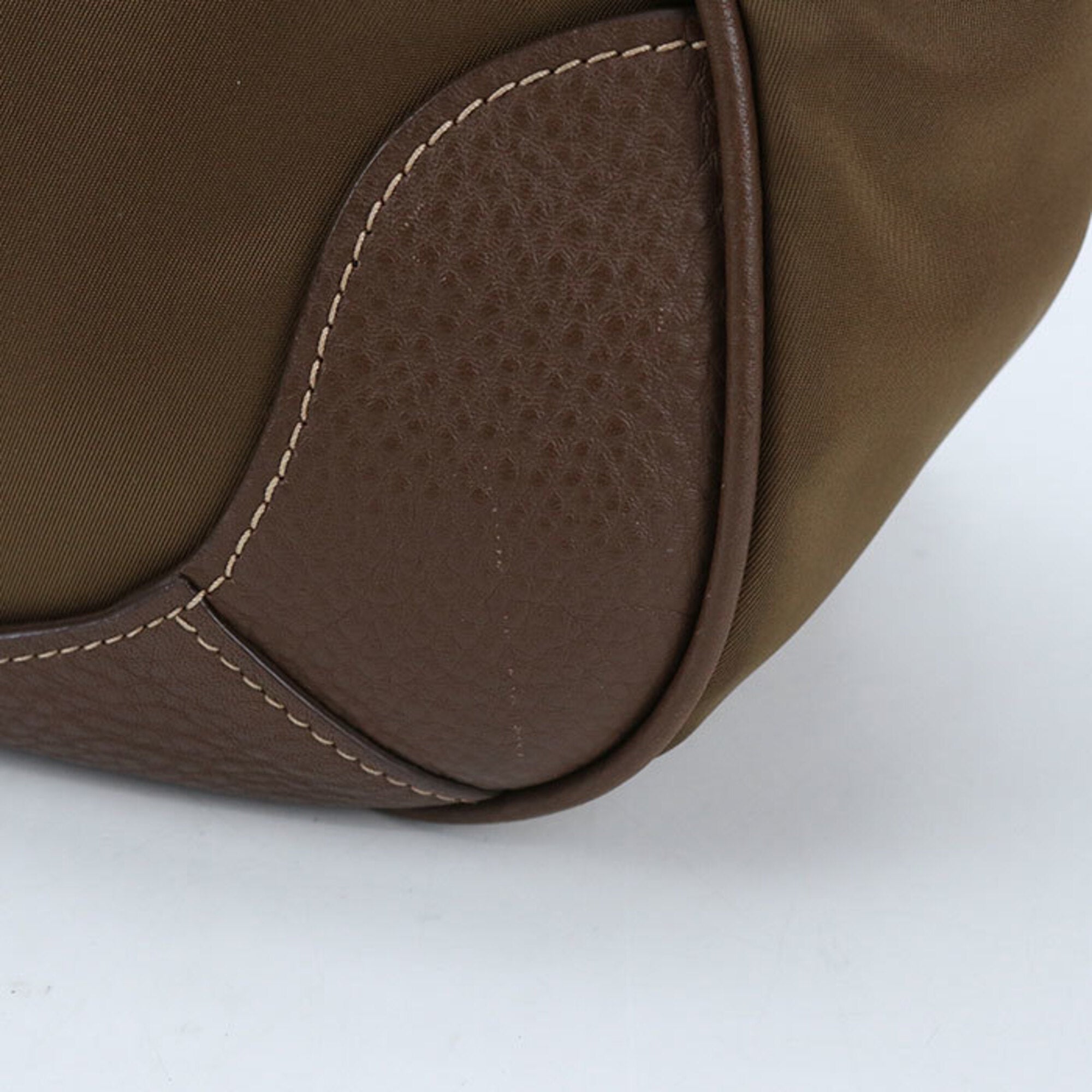 Prada Brown Nylon Tote Bag (Pre-Owned)