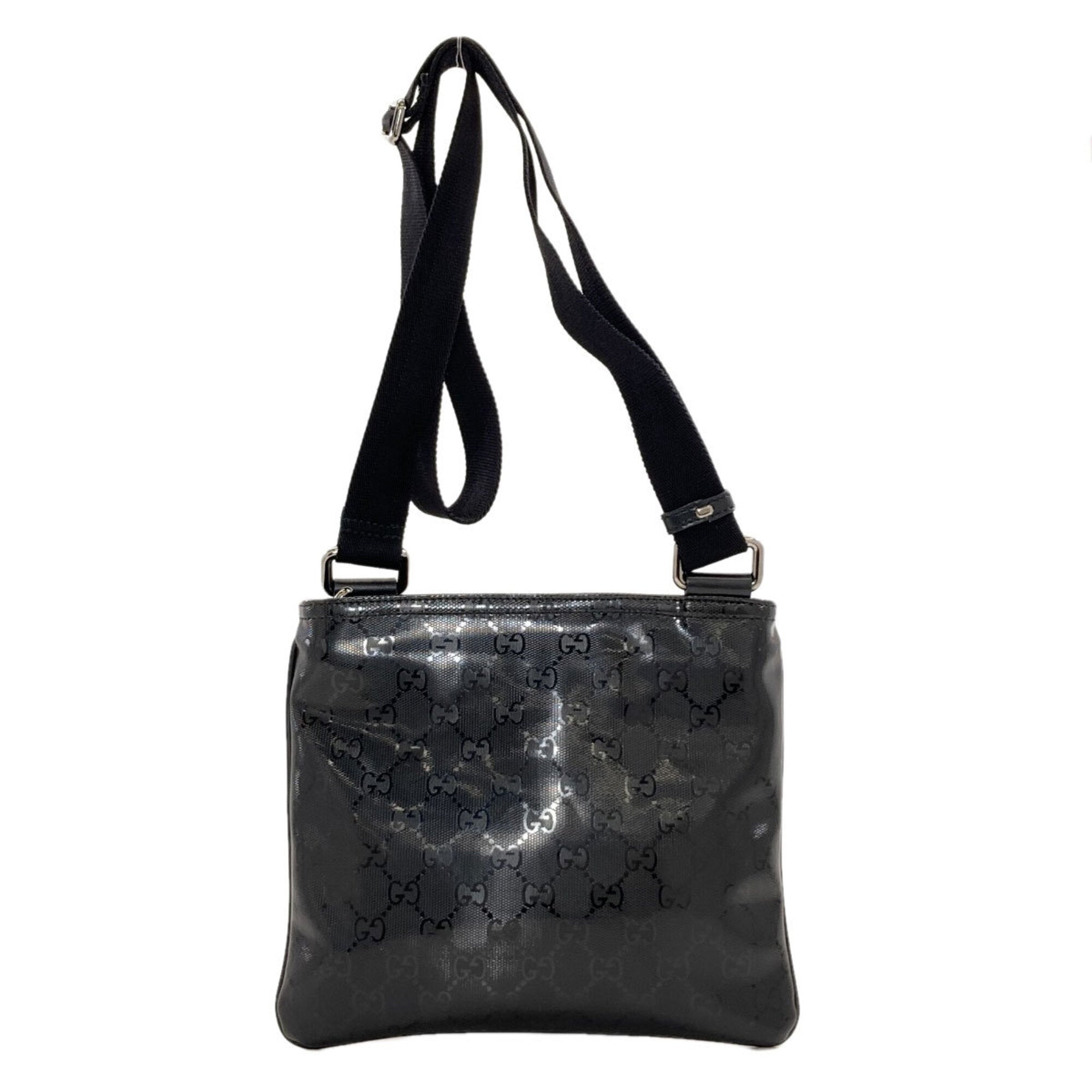 Gucci Black Pvc Shoulder Bag (Pre-Owned)