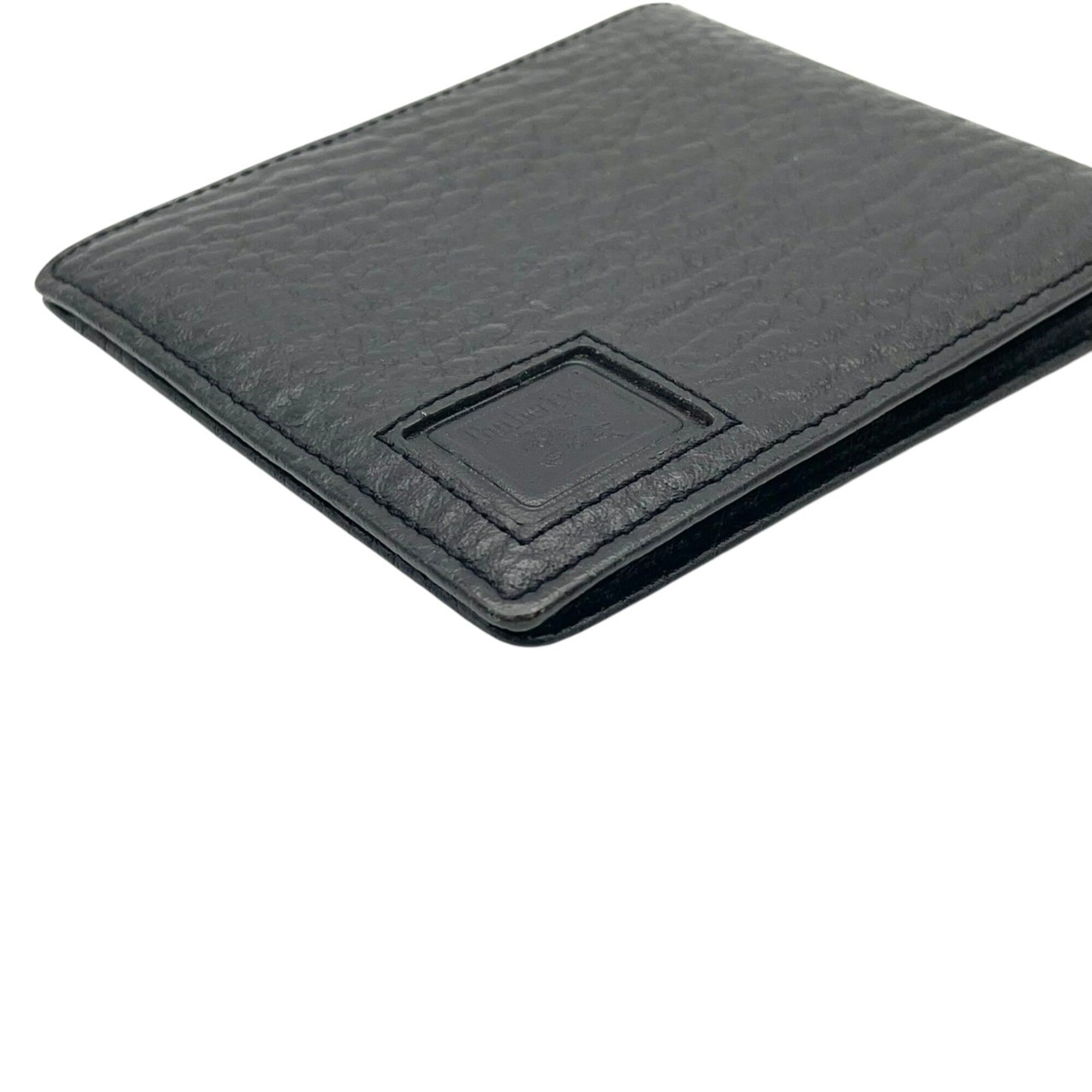 Burberry Black Leather Wallet (Bi-Fold) (Pre-Owned)