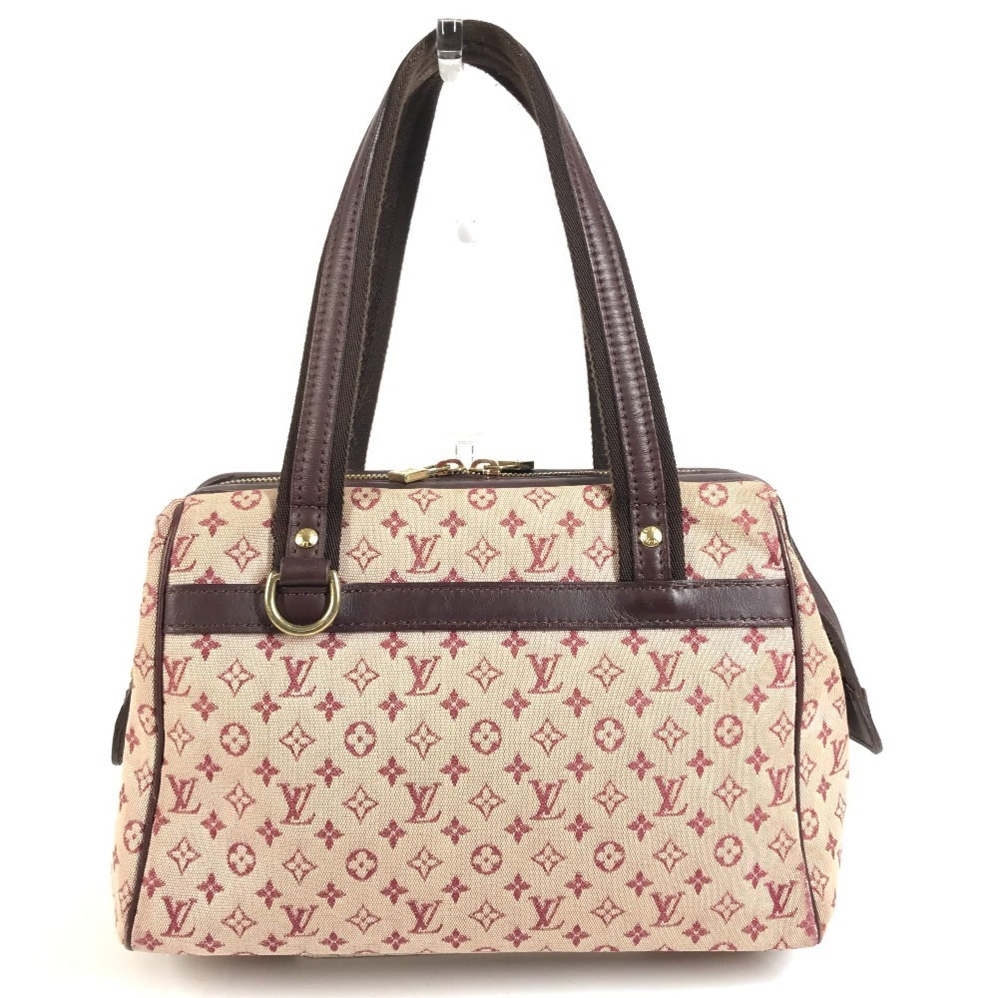 Louis Vuitton Cerise Red Color Monogram Mini Boston Bag Handbag (Pre-Owned)