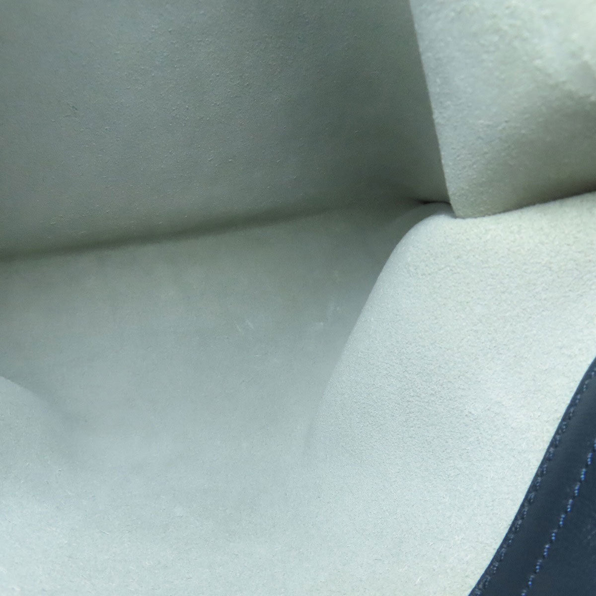 Loewe Navy Leather Suede Tote Bag (Pre-Owned)