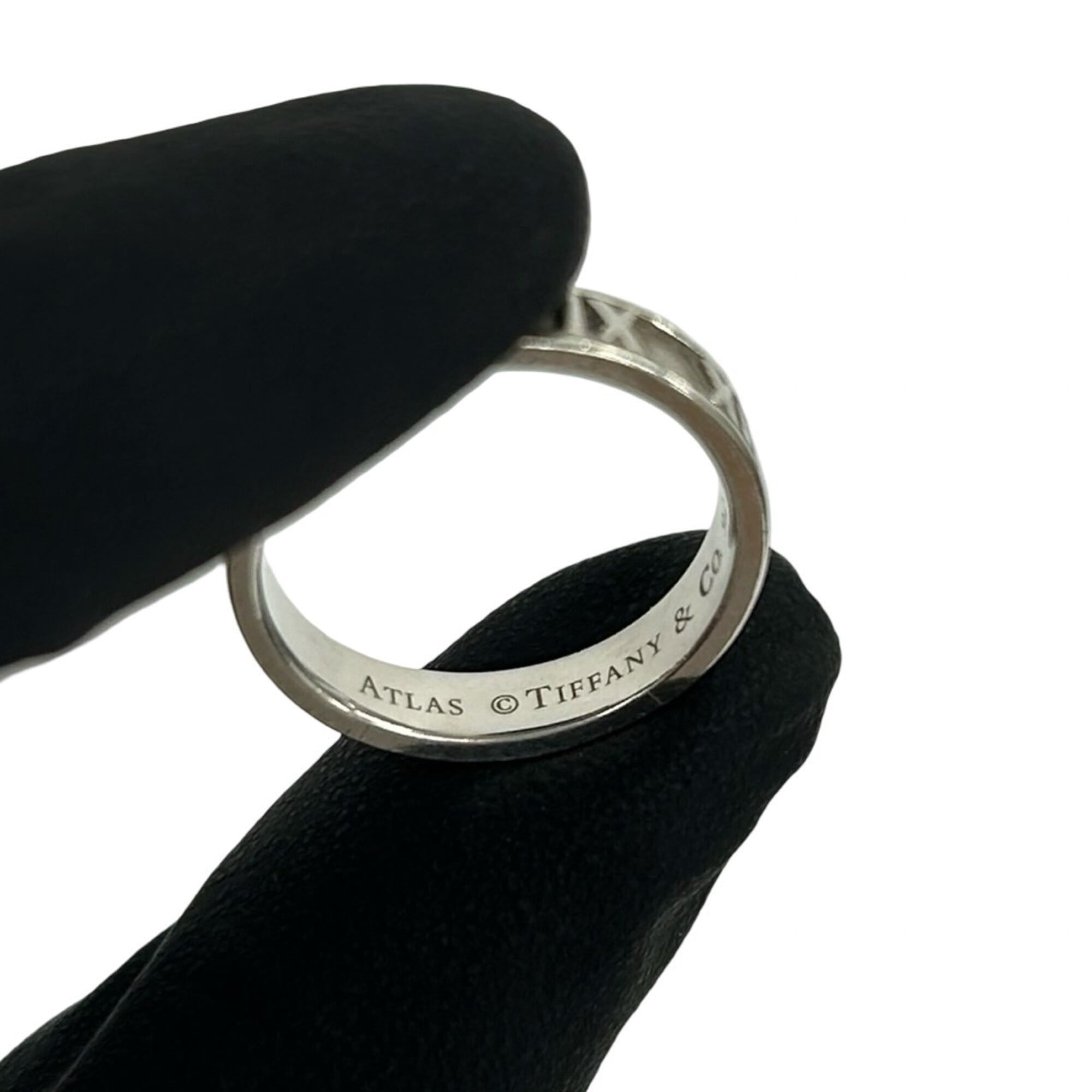 Tiffany Silver Silver 925 Band Ring (Pre-Owned)