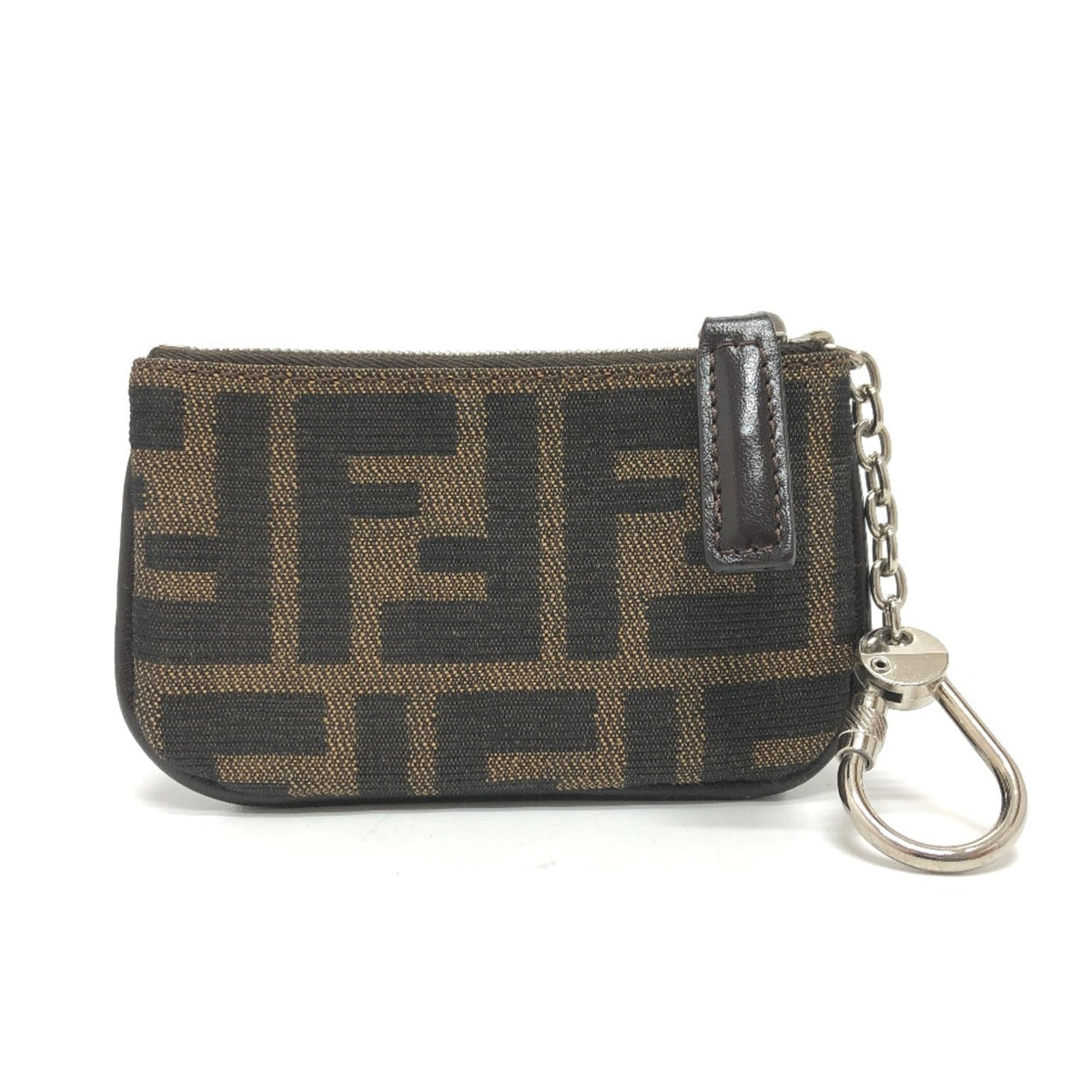 Fendi Brown Cloth Coin Purse/Coin Case (Pre-Owned)