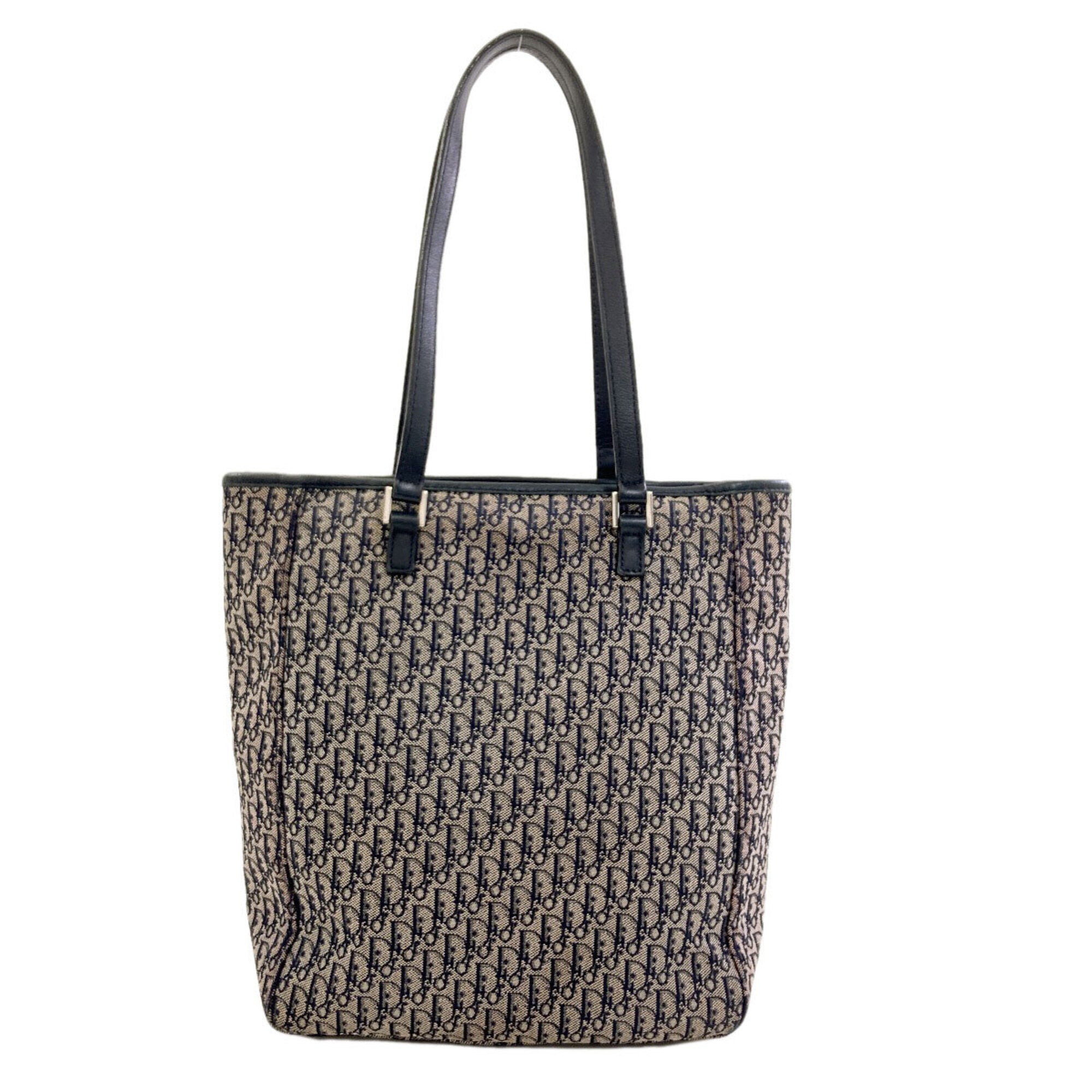 Christian Dior Navy Canvas Tote Bag (Pre-Owned)