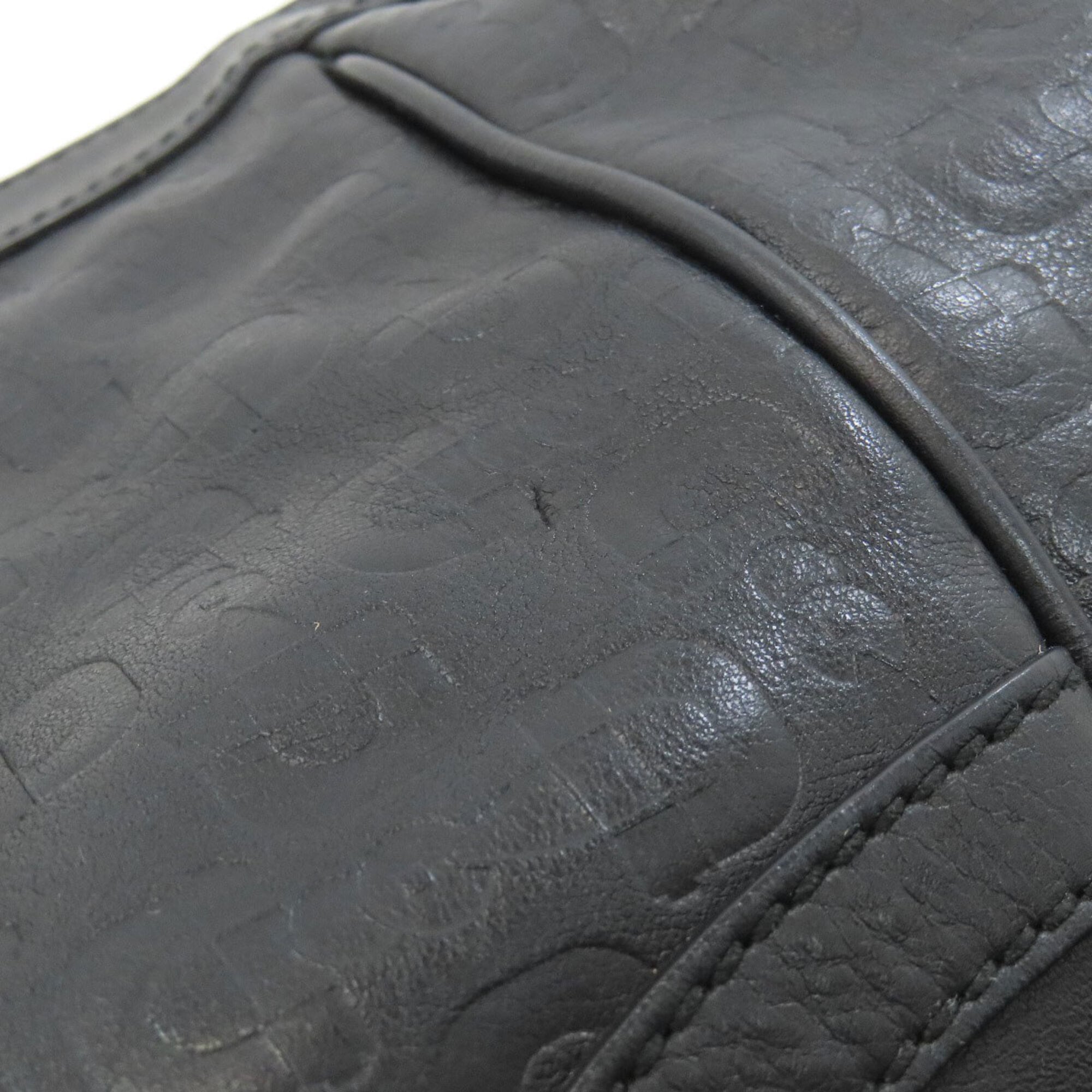 Gucci Horsebit Black Leather Tote Bag (Pre-Owned)