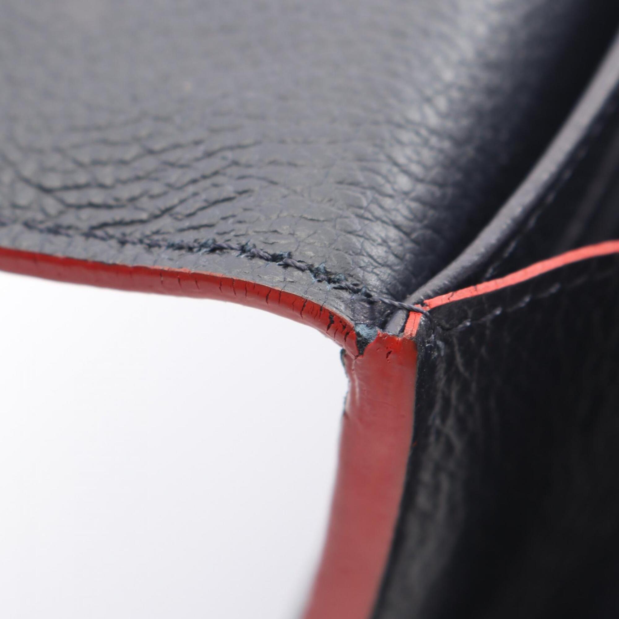 Louis Vuitton Marine Rouge Navy Monogram Empreinte Leather Long Wallet (Bi-Fold) (Pre-Owned)