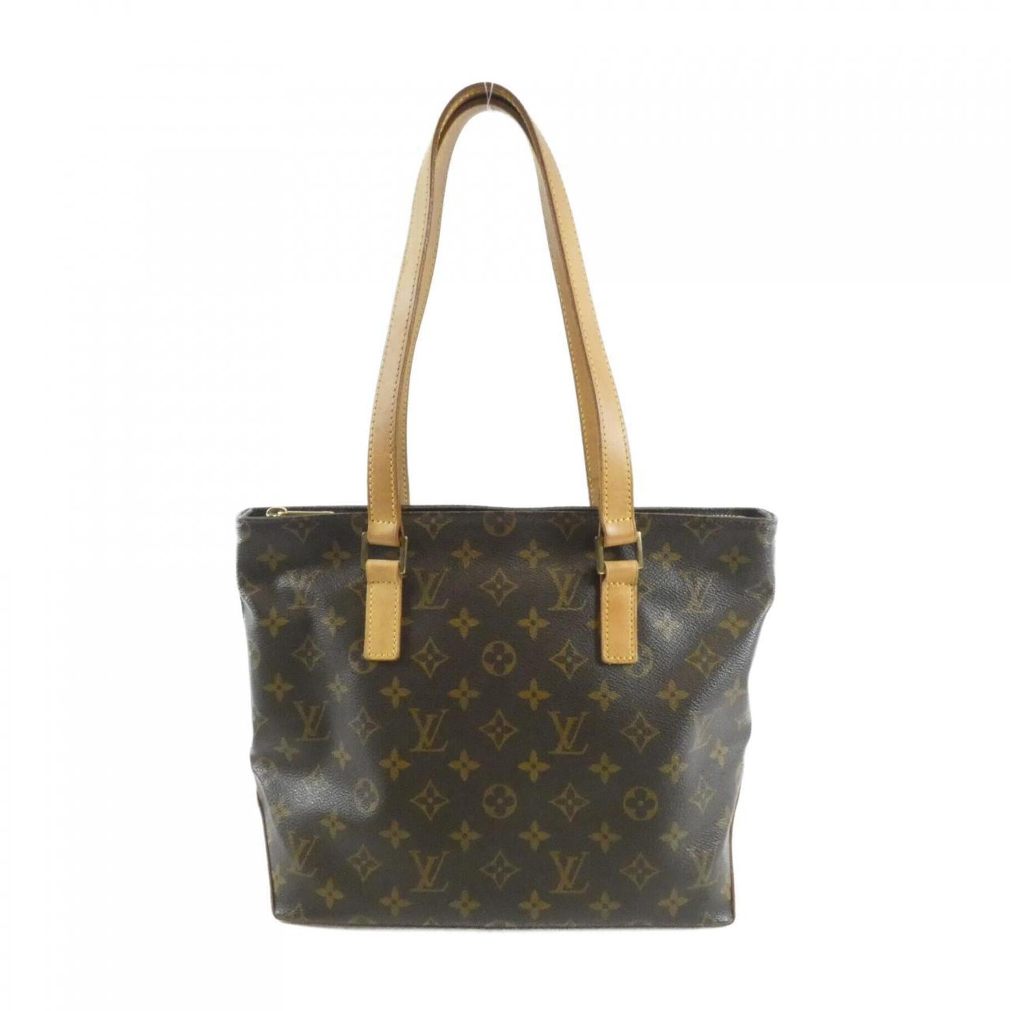 Louis Vuitton Monogram Marron Coated Canvas Handbag (Pre-Owned)