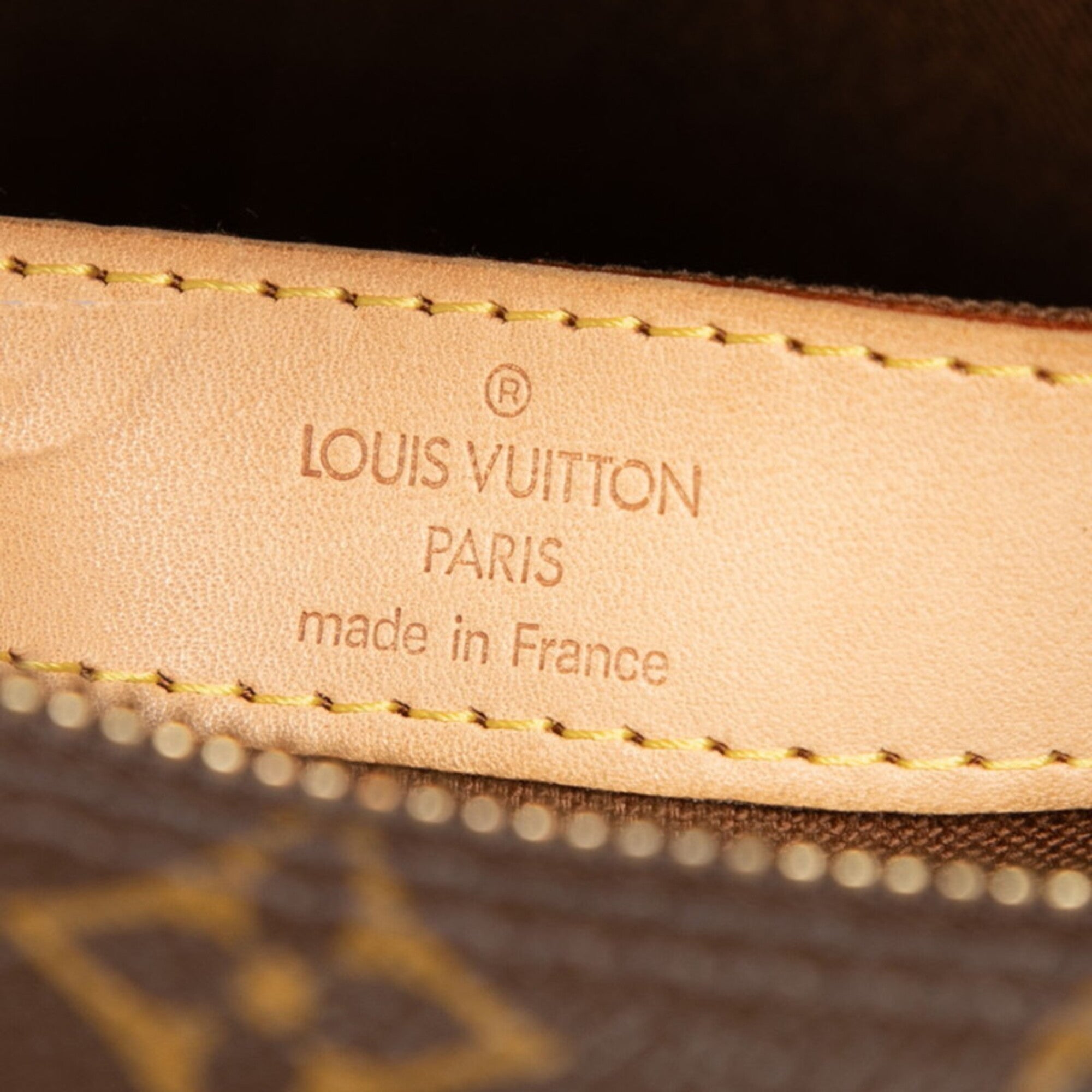 Louis Vuitton Brown Pvc Leather Shoulder Bag (Pre-Owned)