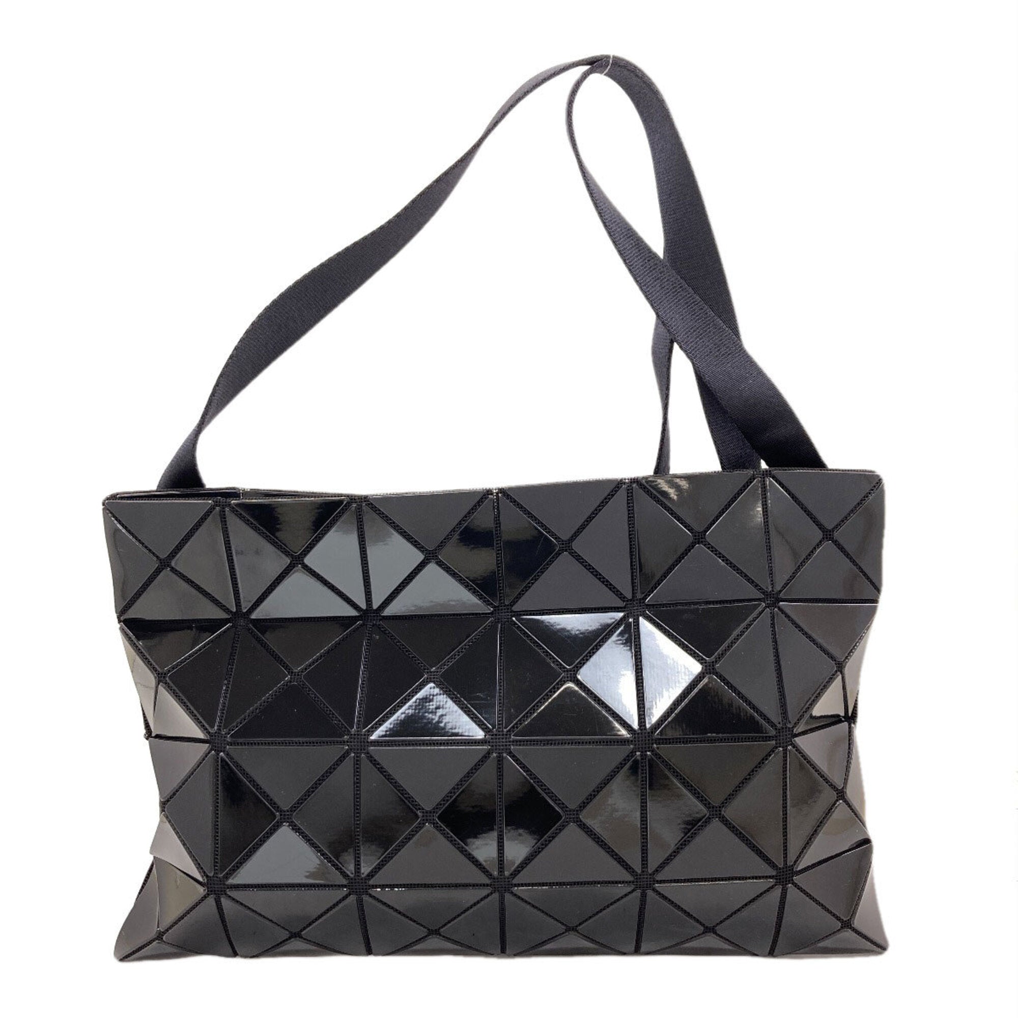 Issey Miyake Black Pvc Shoulder Bag (Pre-Owned)