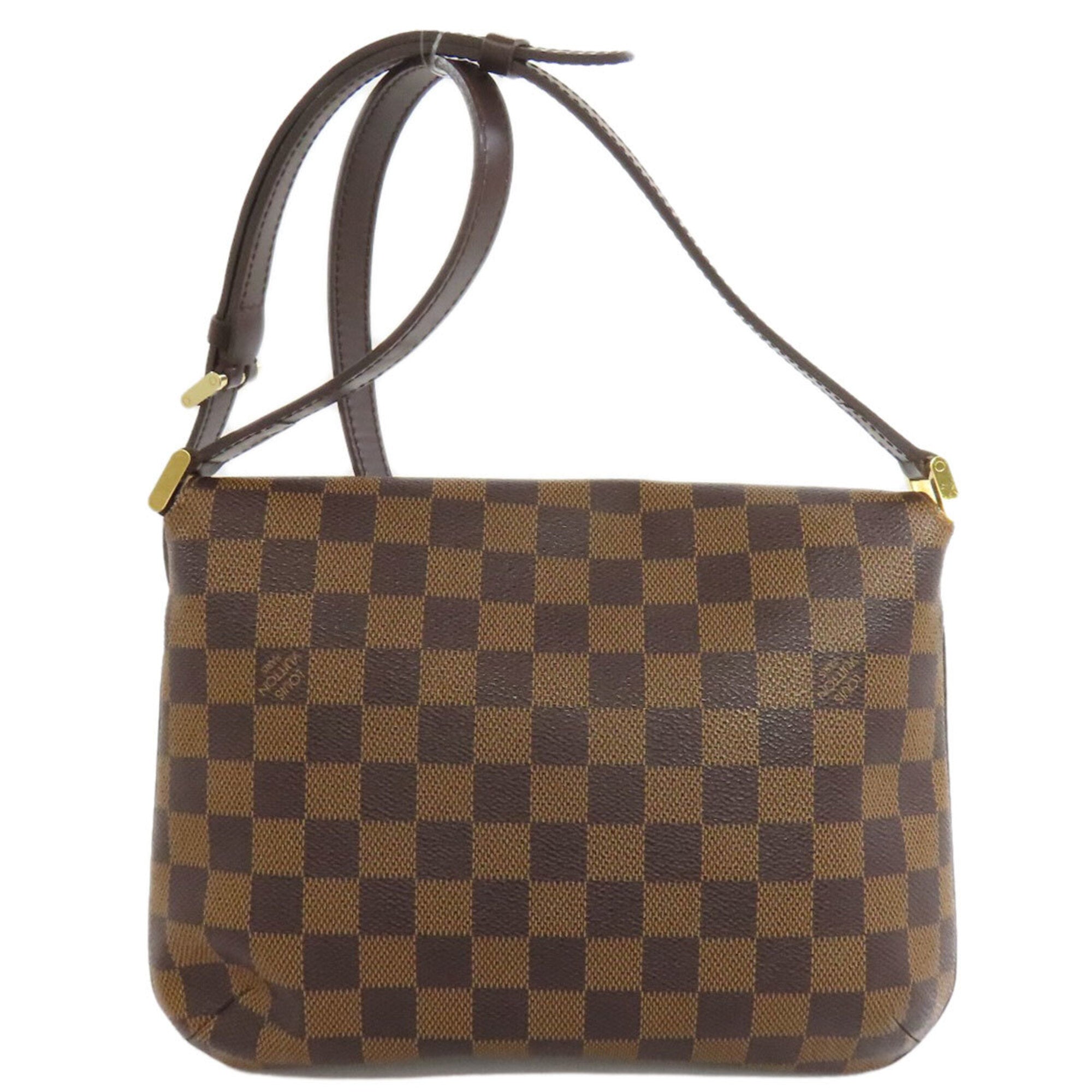 Louis Vuitton Brown Damier Canvas Ebene Damier Canvas Shoulder Bag (Pre-Owned)