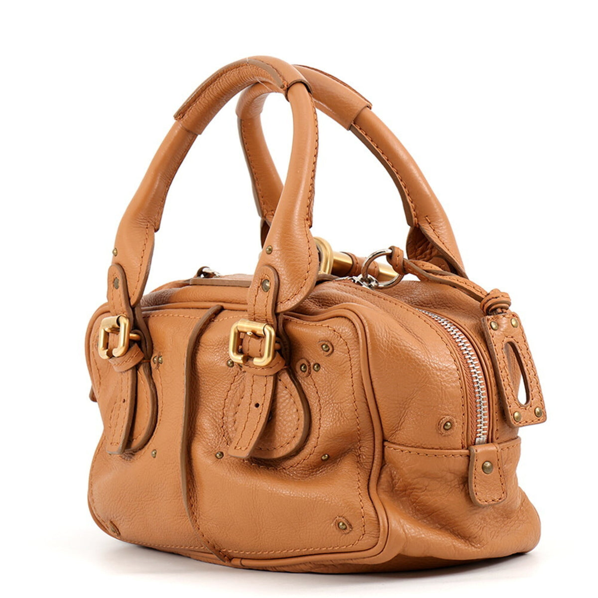 Chloé Paddington Light Brown Leather Handbag (Pre-Owned)