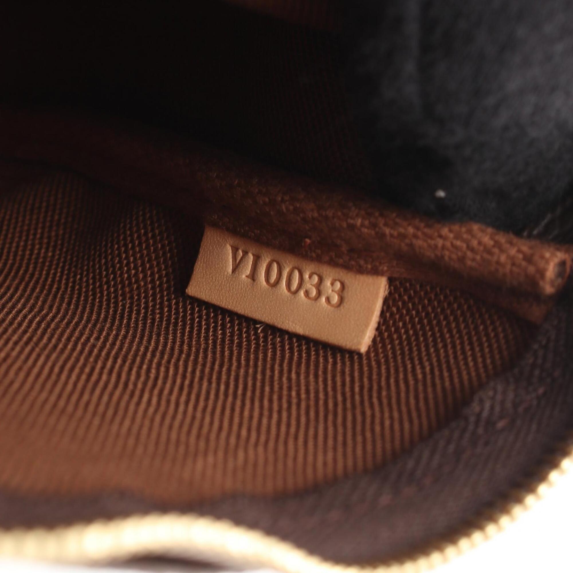 Louis Vuitton Brown Monogram Coated Canvas Leather Handbag (Pre-Owned)