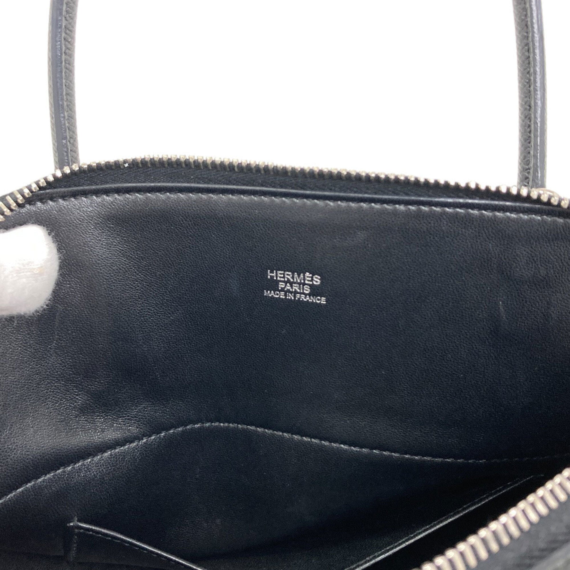 Hermes Black Epsom Leather Handbag (Pre-Owned)