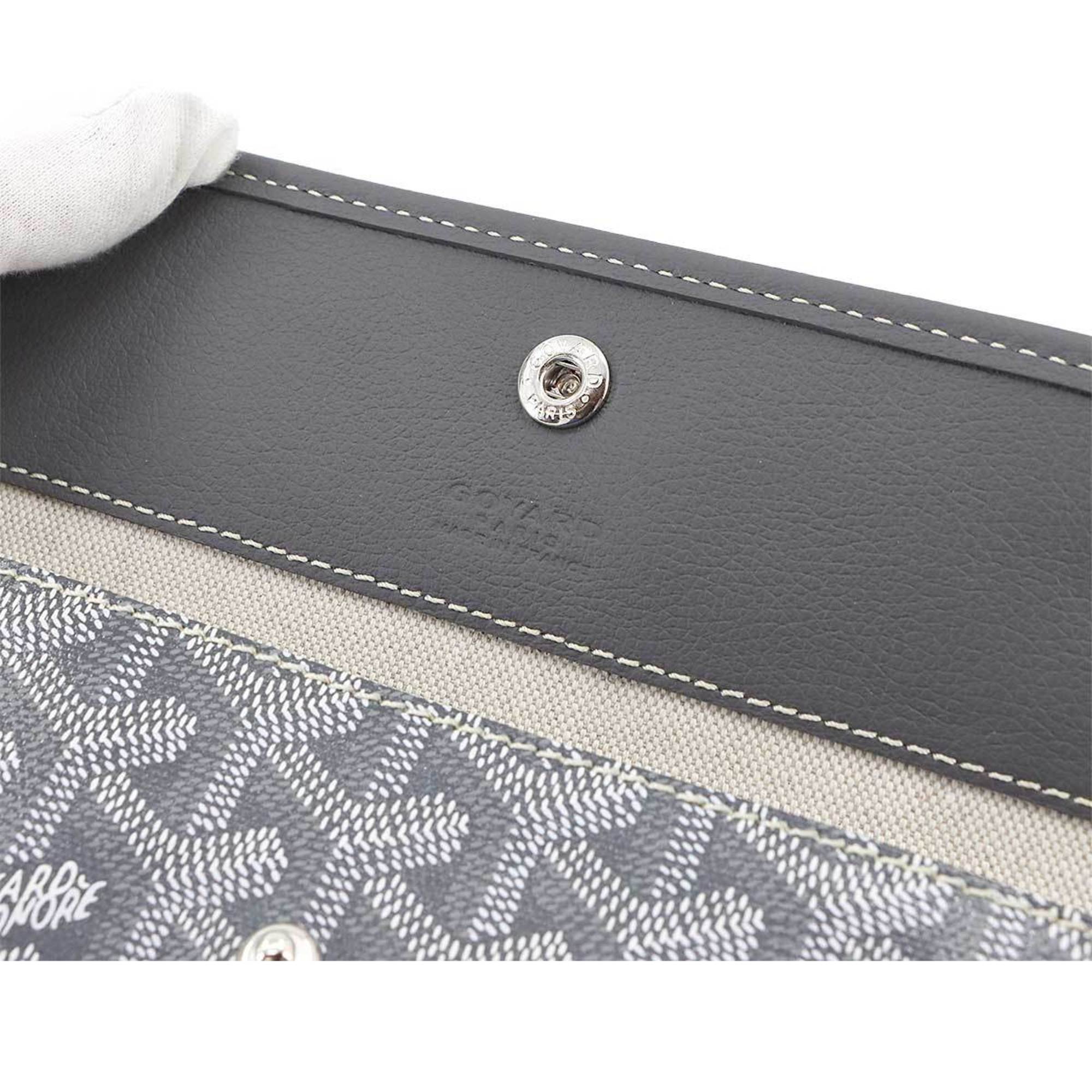 Goyard Saint Louis Gray Pvc Leather Tote Bag (Pre-Owned)