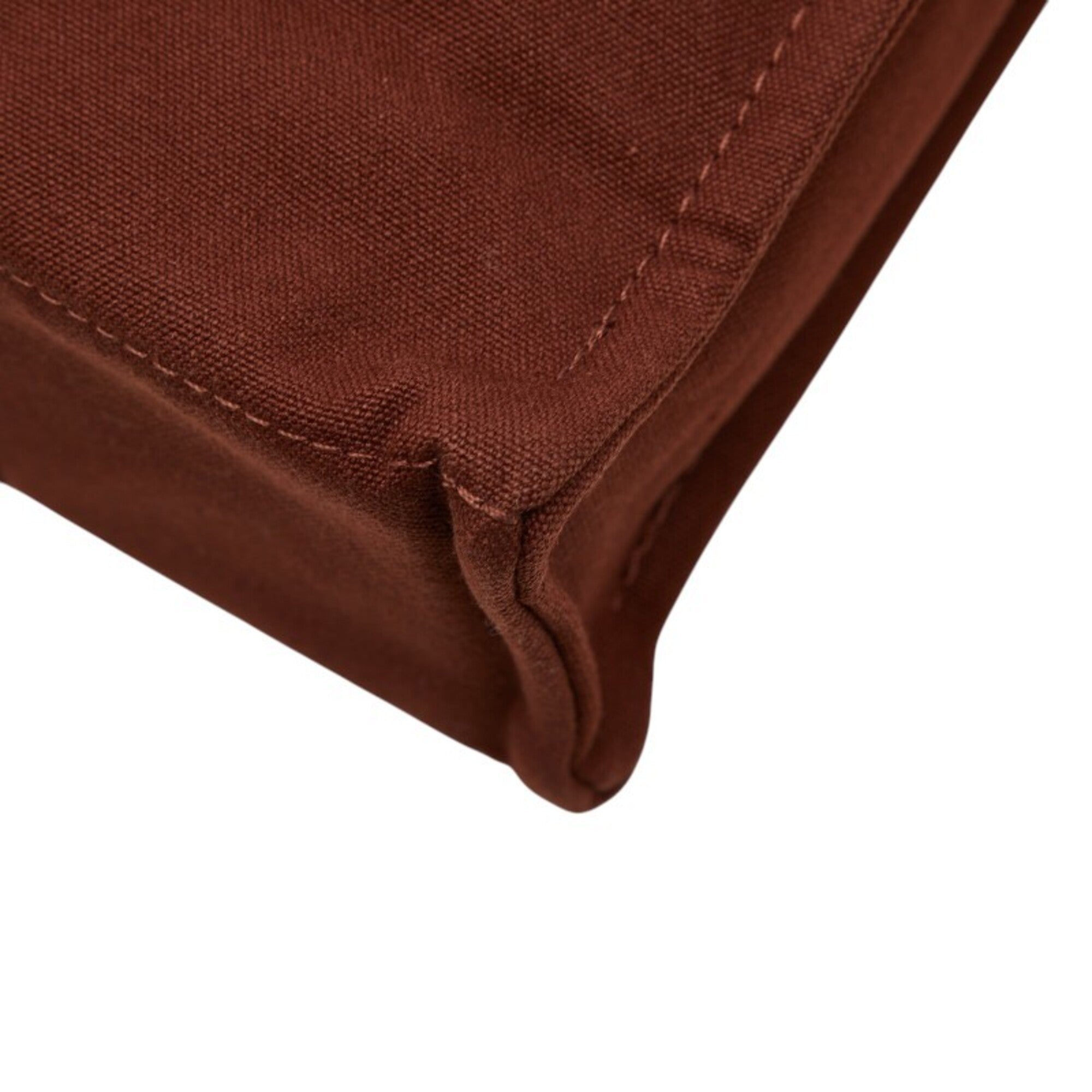 Hermes Brown Canvas Tote Bag (Pre-Owned)