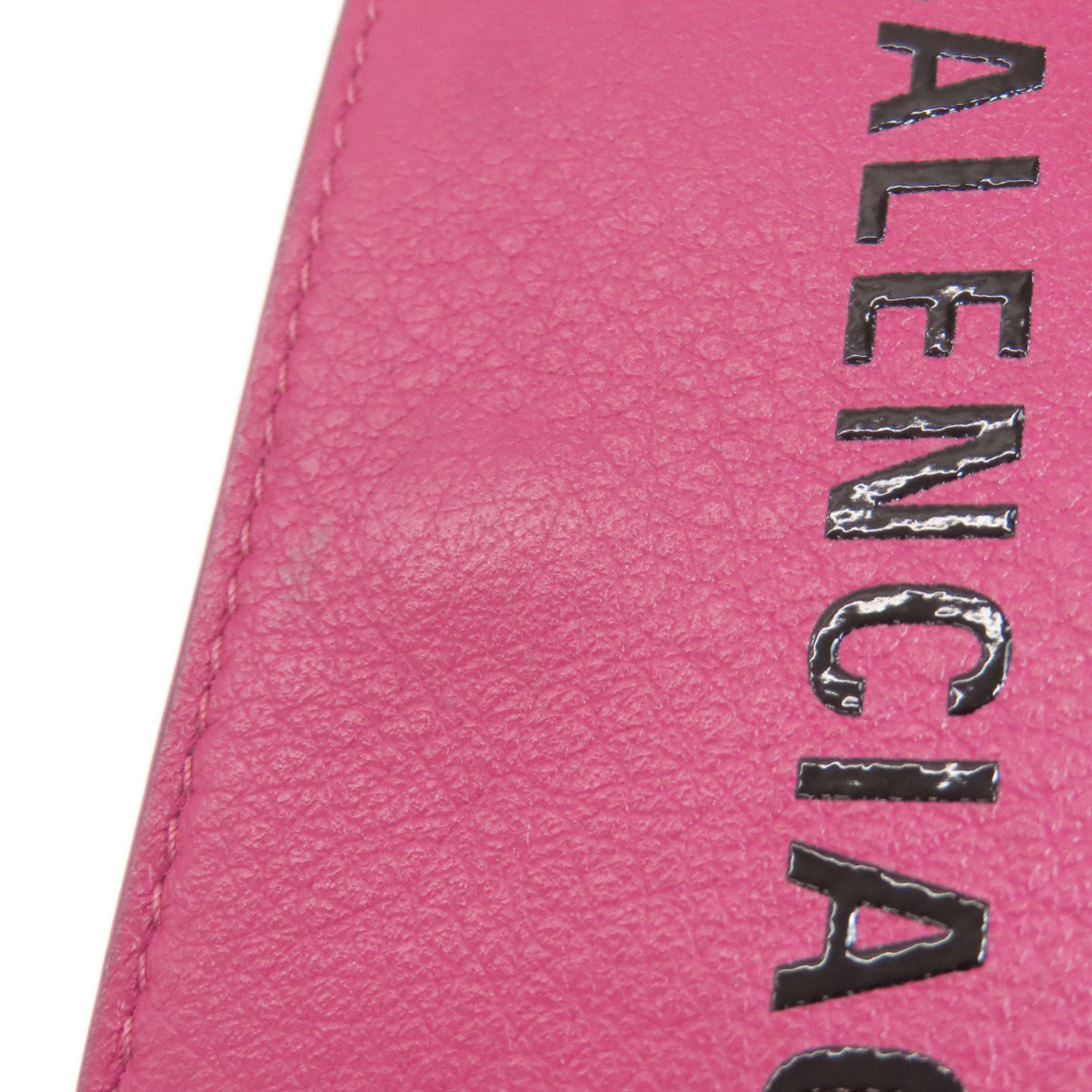 Balenciaga Pink Leather Wallet (Tri-Fold) (Pre-Owned)