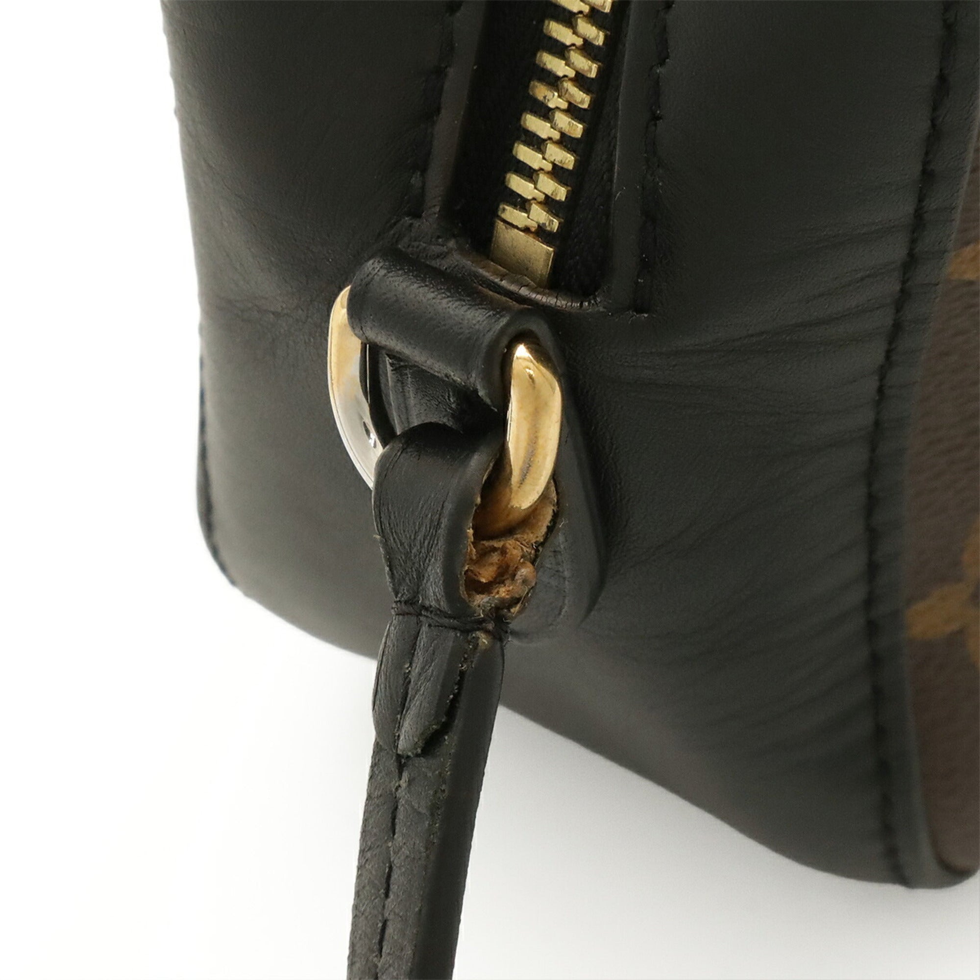 Louis Vuitton Noir Monogram Canvas Handbag Pochette Shoulder Bag (Pre-Owned)