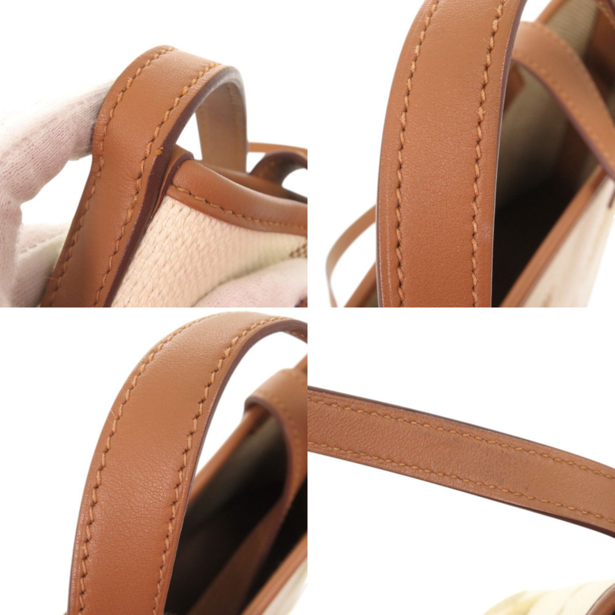 Hermes Gold Swift Leather Shoulder Bag Tote Bag (Pre-Owned)