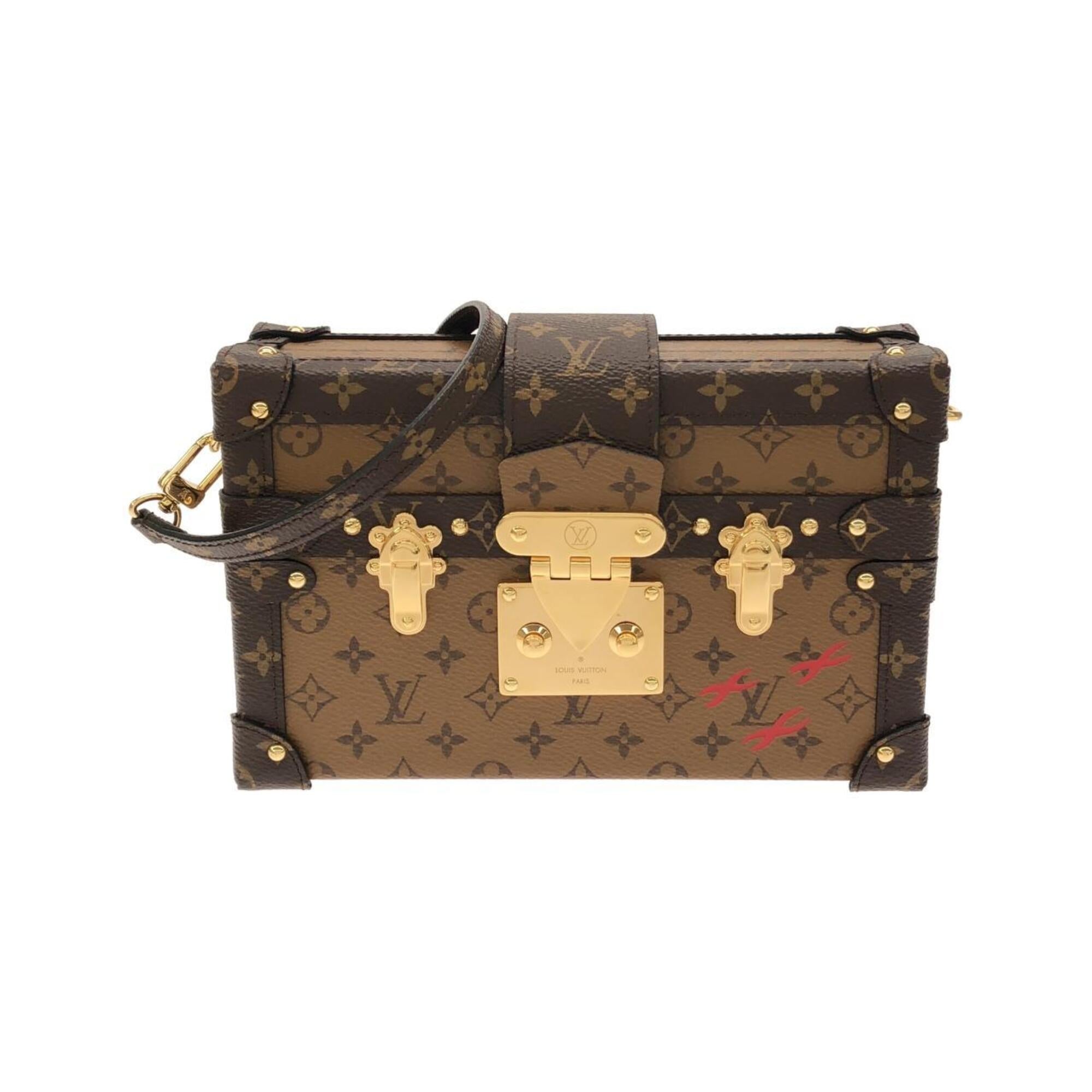 Louis Vuitton Monogram Reverse Marron Coated Canvas Shoulder Bag (Pre-Owned)
