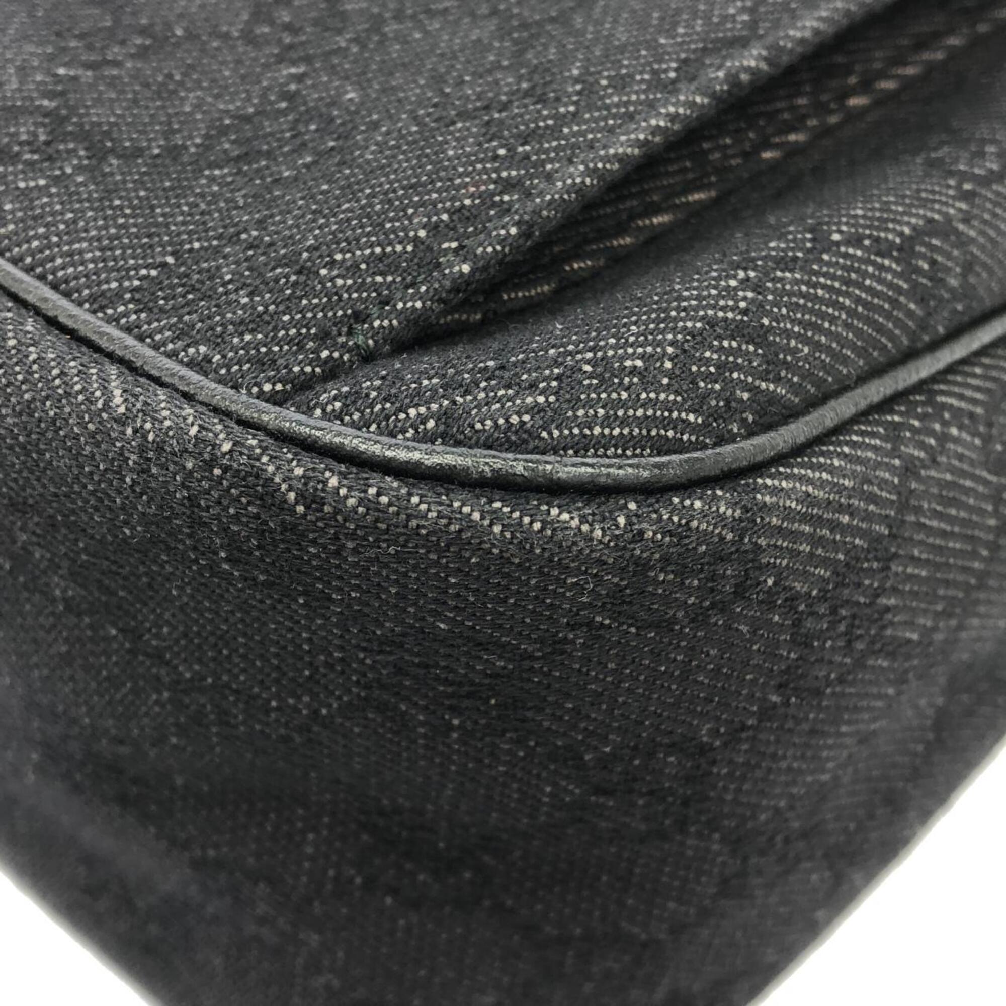 Gucci Black Denim Shoulder Bag (Pre-Owned)