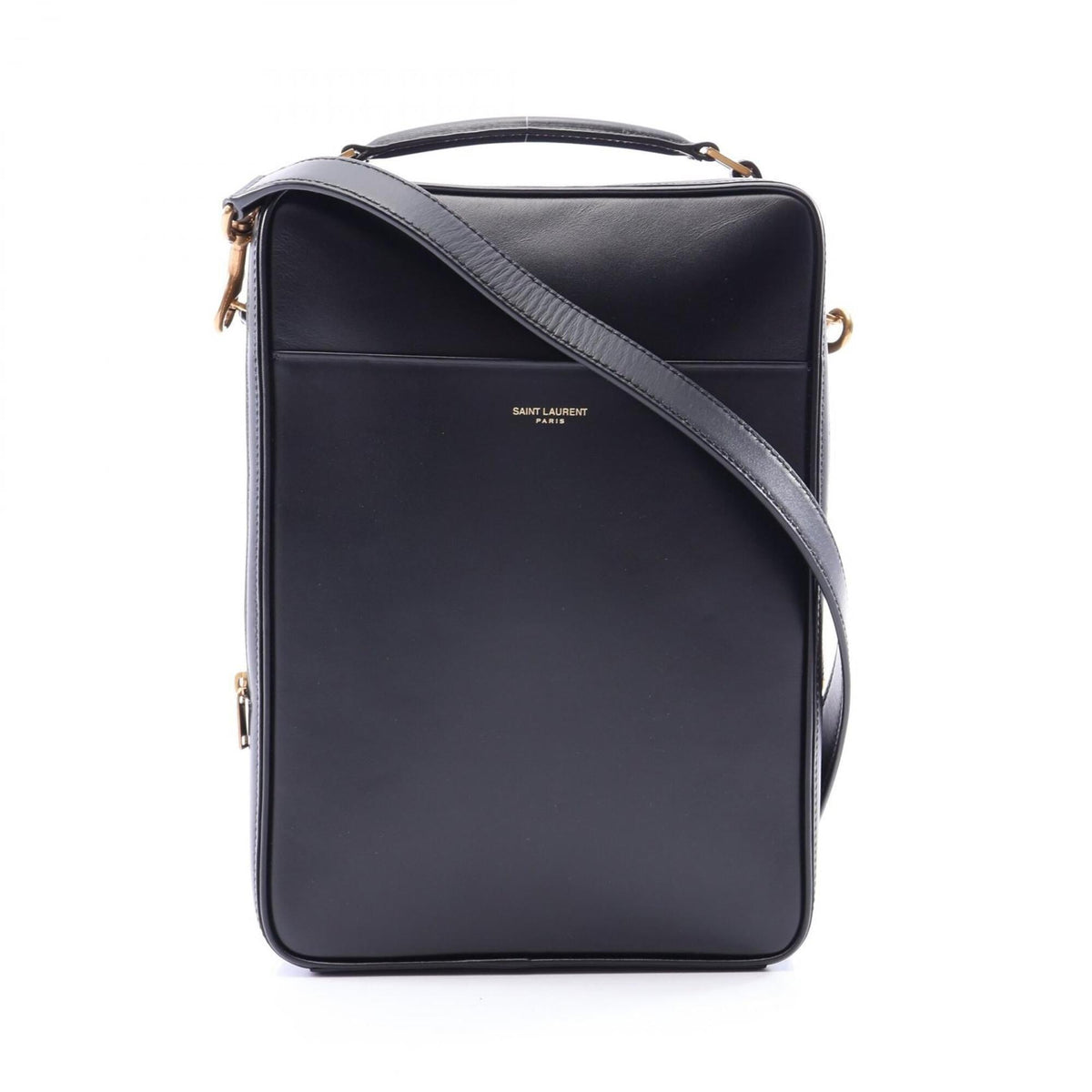 Yves Saint Laurent Black Leather Handbag (Pre-Owned)