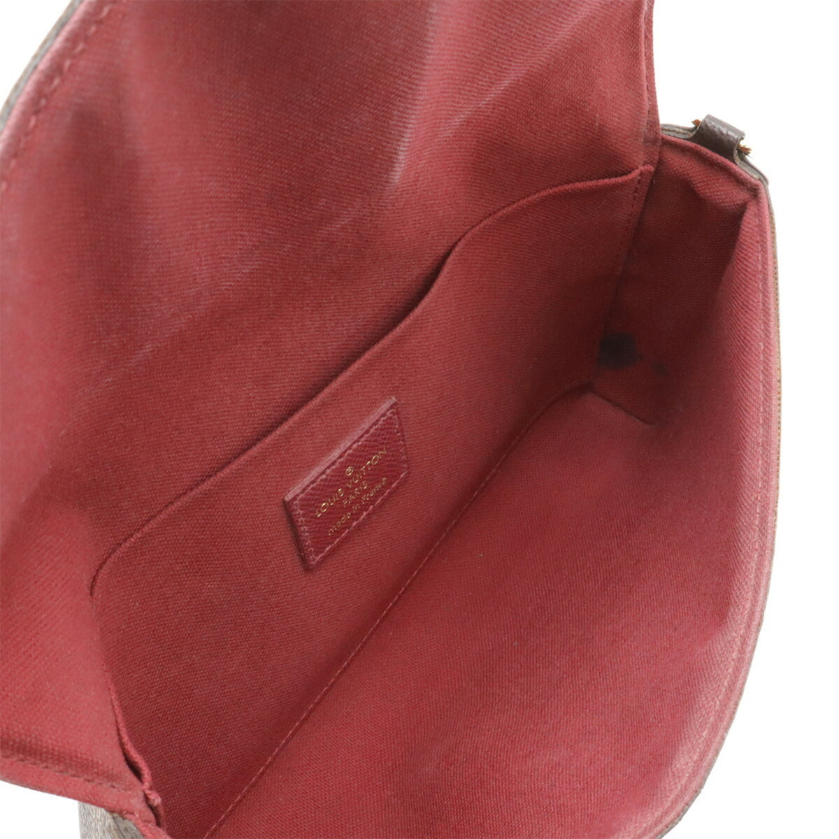 Louis Vuitton Fuchsia Monogram Canvas Leather Clutch Bag Pochette Shoulder Bag (Pre-Owned)