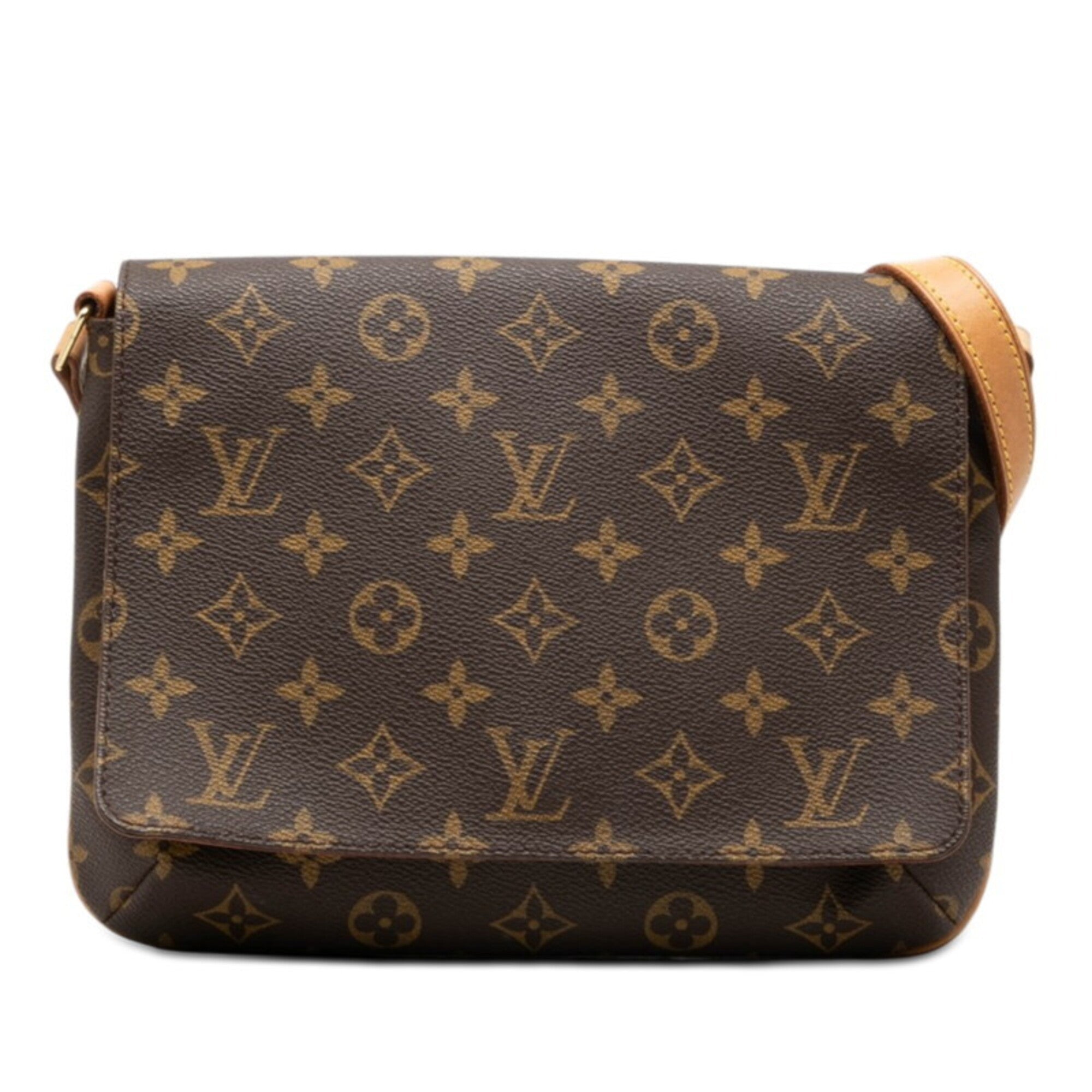 Louis Vuitton Brown Pvc Leather Shoulder Bag (Pre-Owned)