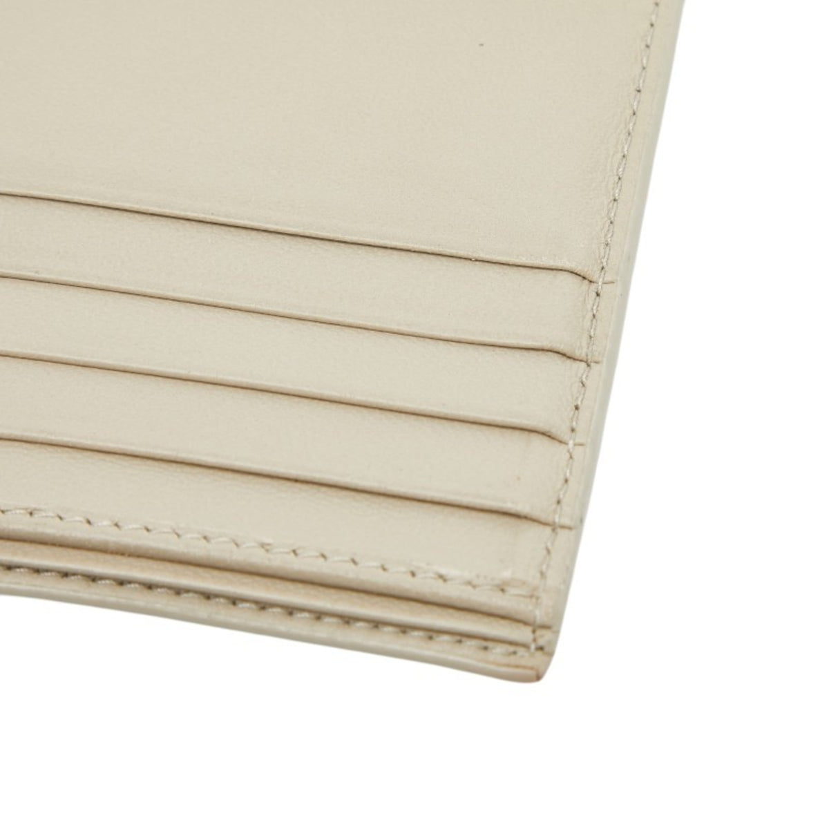 Bottega Veneta Beige Leather Wallet (Bi-Fold) (Pre-Owned)